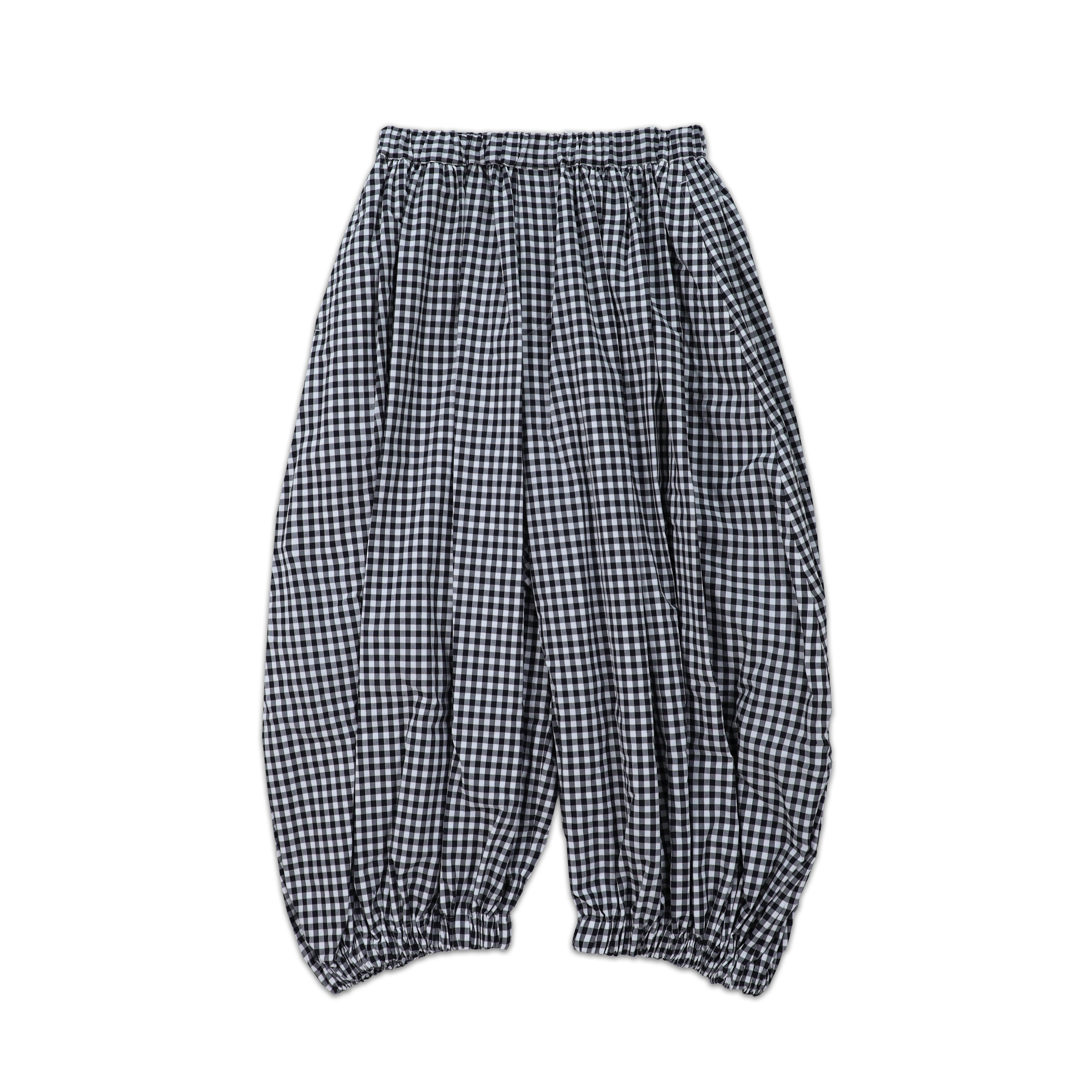 COMME DES GARCONS HOMME PLUS- NWT 2018 COTTON CHECK PANTS, W