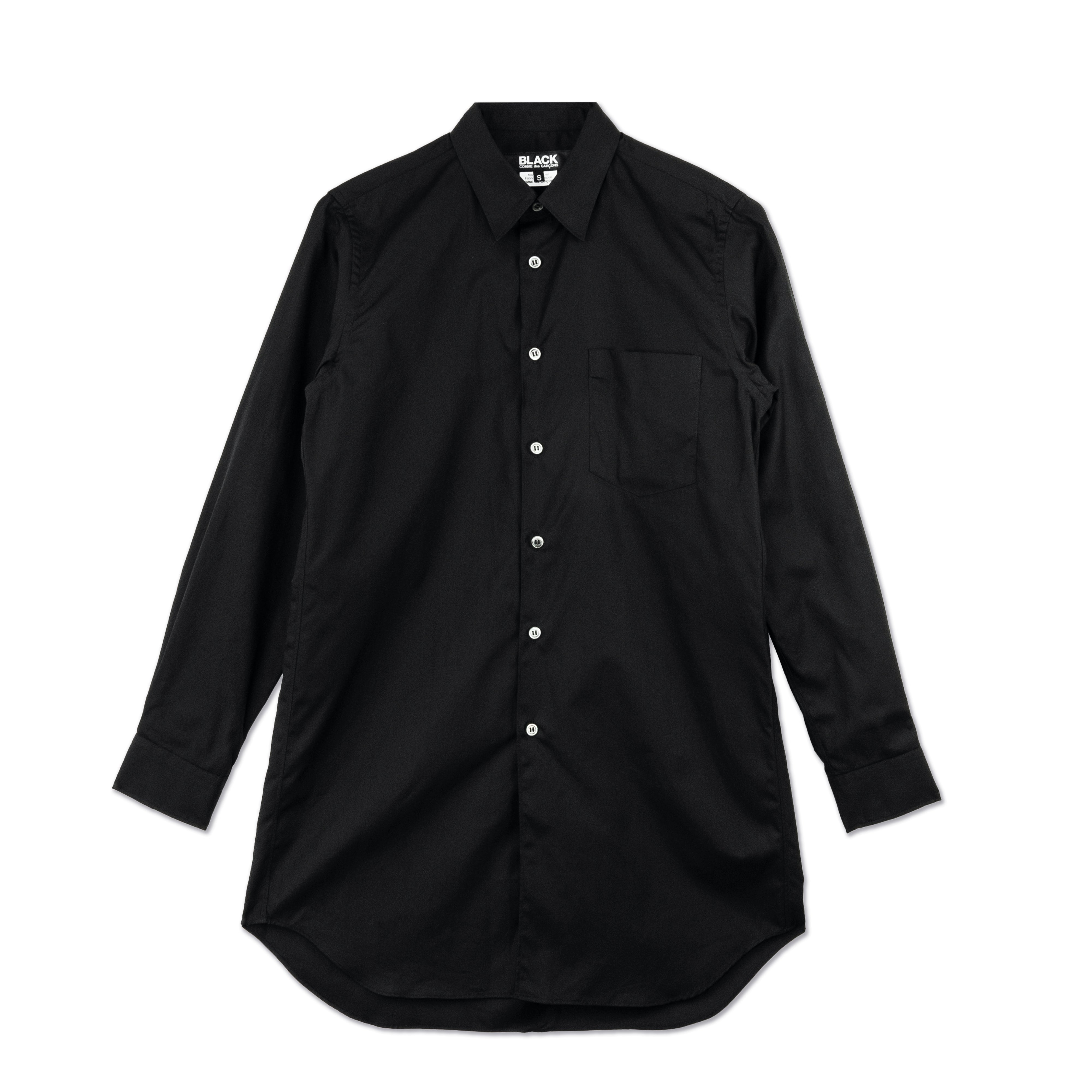 BLACK COMME des GARÇONS 長袖シャツ L COMME des GARCONS SHIRT(コムデギャルソンシャツ) Chest logo