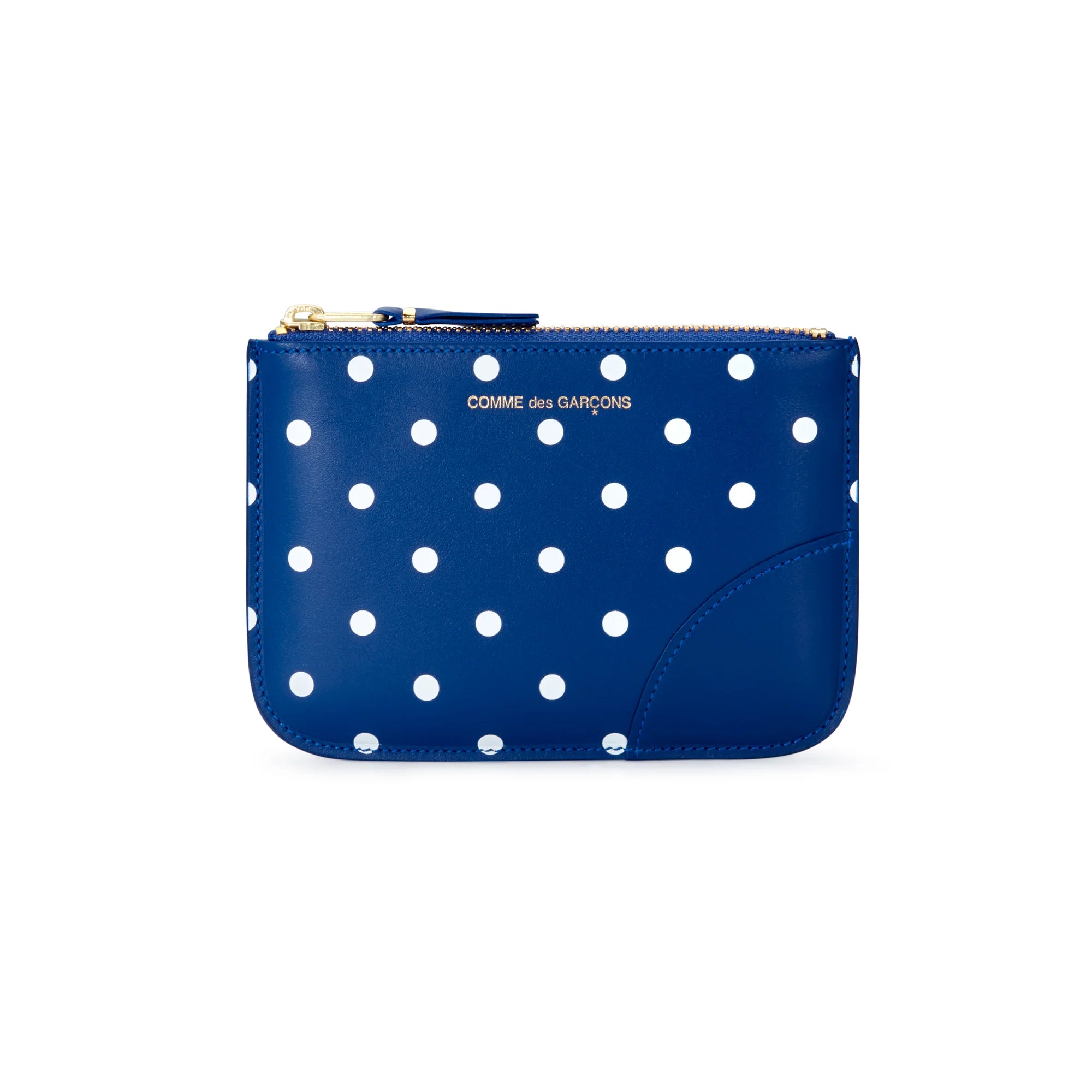 Comme des Garcons◆ポルカドットウォレットSA8100PD Cdg Wallet: Polka Dot Printed Zip Pouch (Grey SA8100PD
