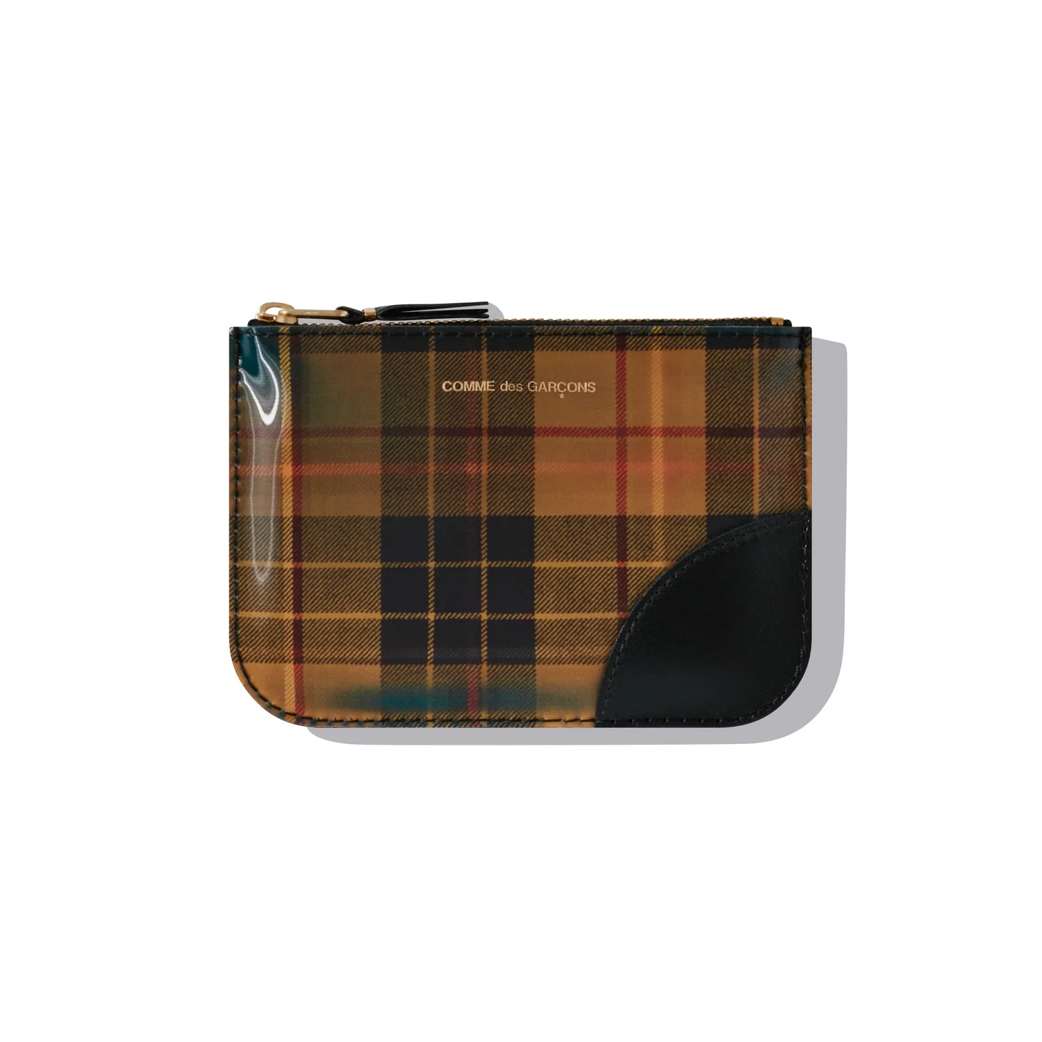 Comme des Garcons Lenticular Tartan Zip Bi-Fold Wallet main image 1