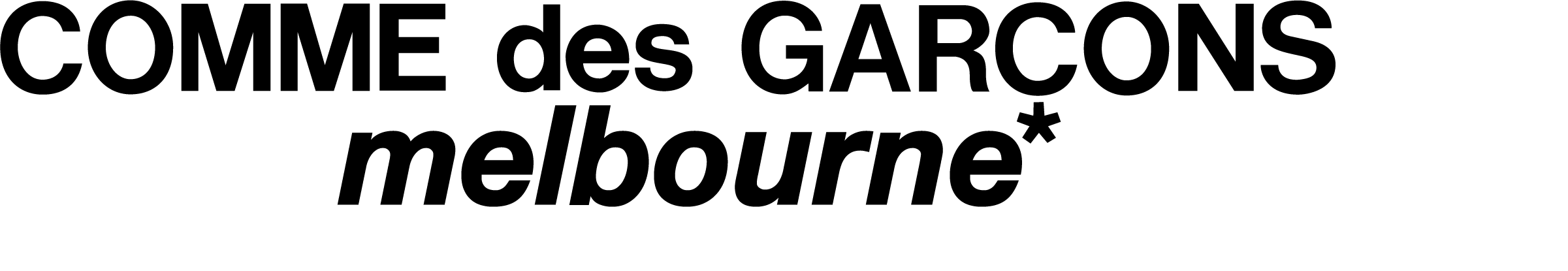 Comme des garcons store melbourne outlet