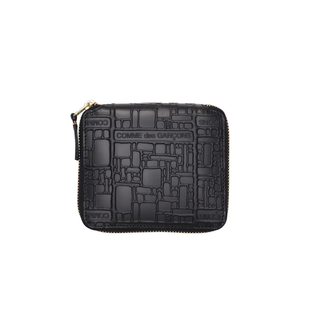Embossed Logotype Wallet Black 2100EL – COMME des GARÇONS Melbourne