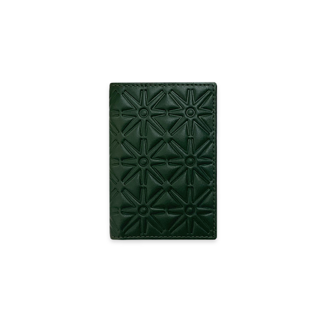 Bottle Green Embossed Group Wallet SA640EA COMME des GARCONS Melbourne