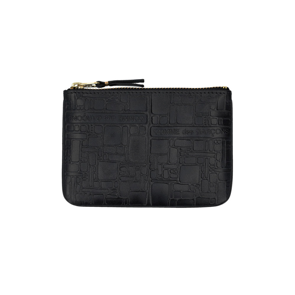 小物 EMMBOSSED LOGOTYPE 2 (SA3100EG) CDG Wallet Embossed Logo Gold SA3100EG