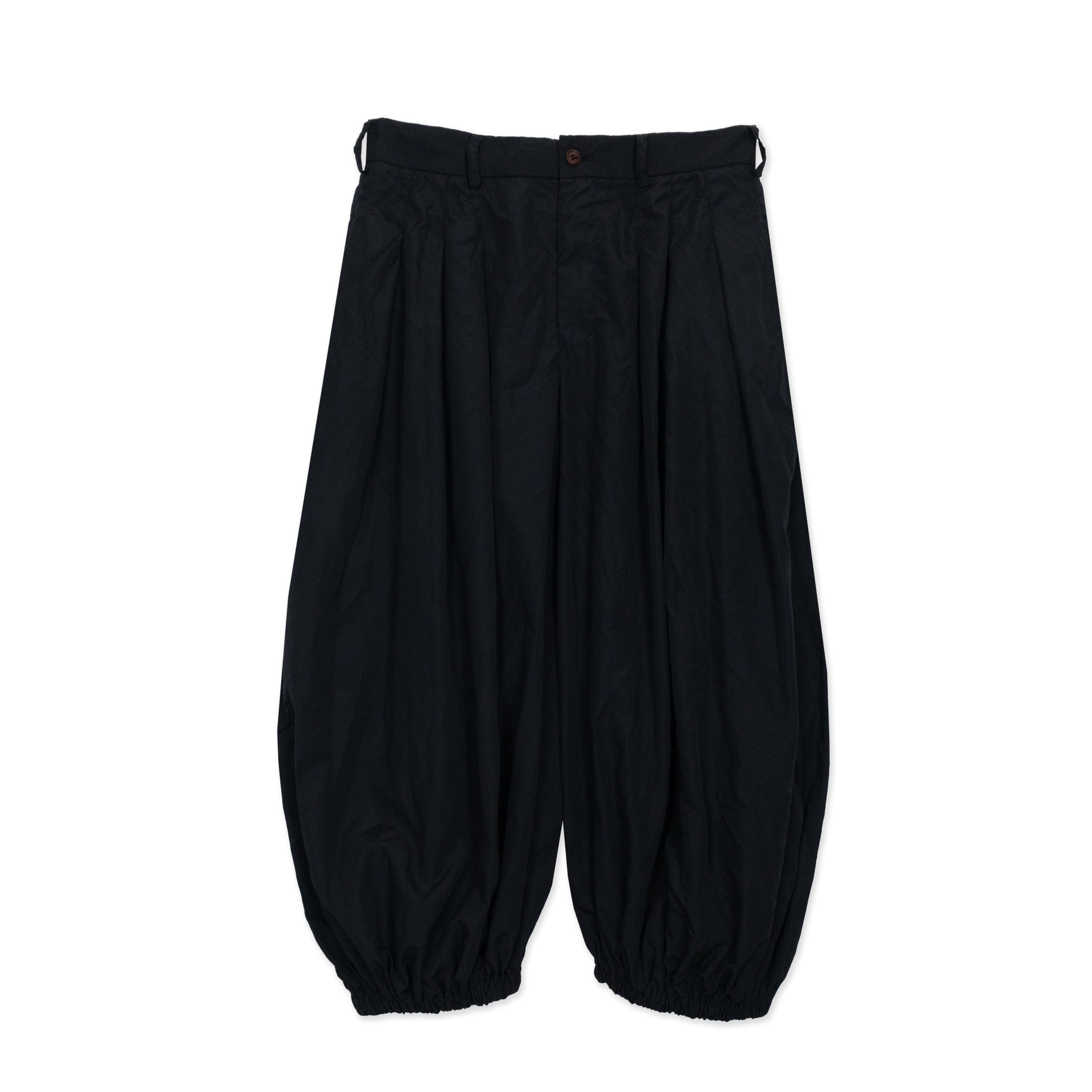 Black Polyester Pleated Balloon Pant – COMME des GARÇONS Melbourne