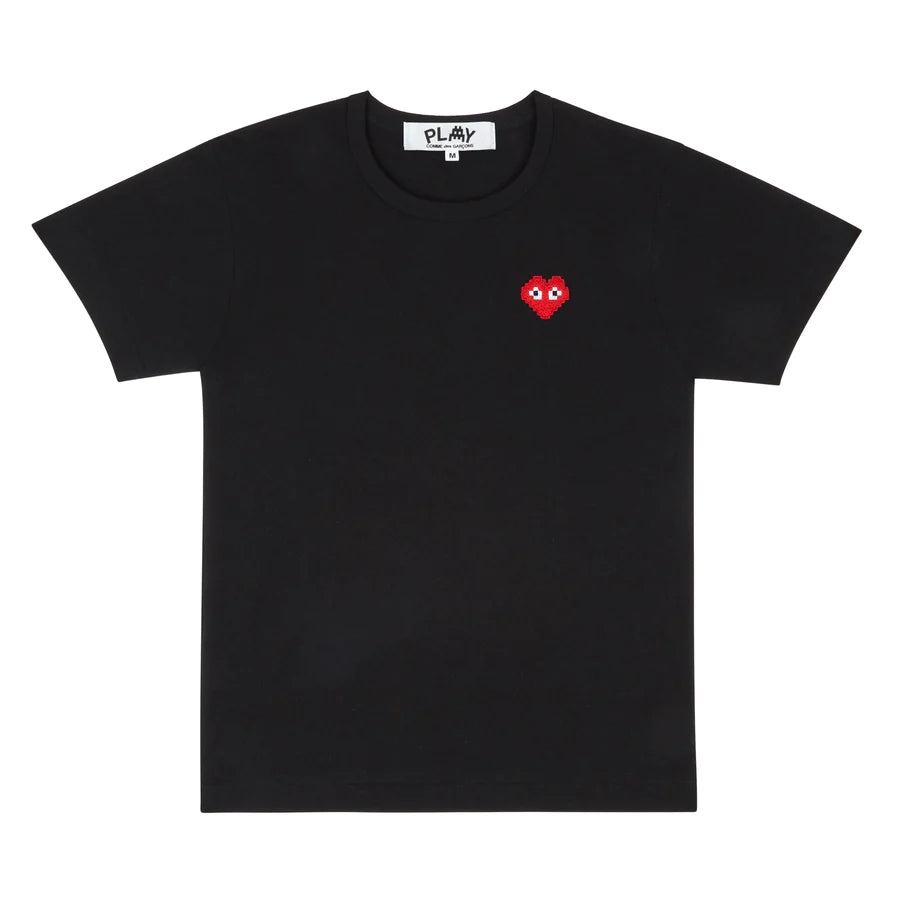 PLAY Basic Invaders T Shirt Red Emblem Black COMME des GARCONS Melbourne
