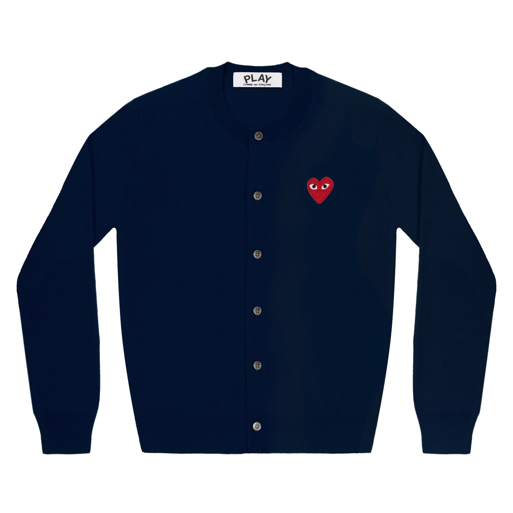 PLAY Women's Cardigan Red Emblem Navy – COMME des GARÇONS Melbourne