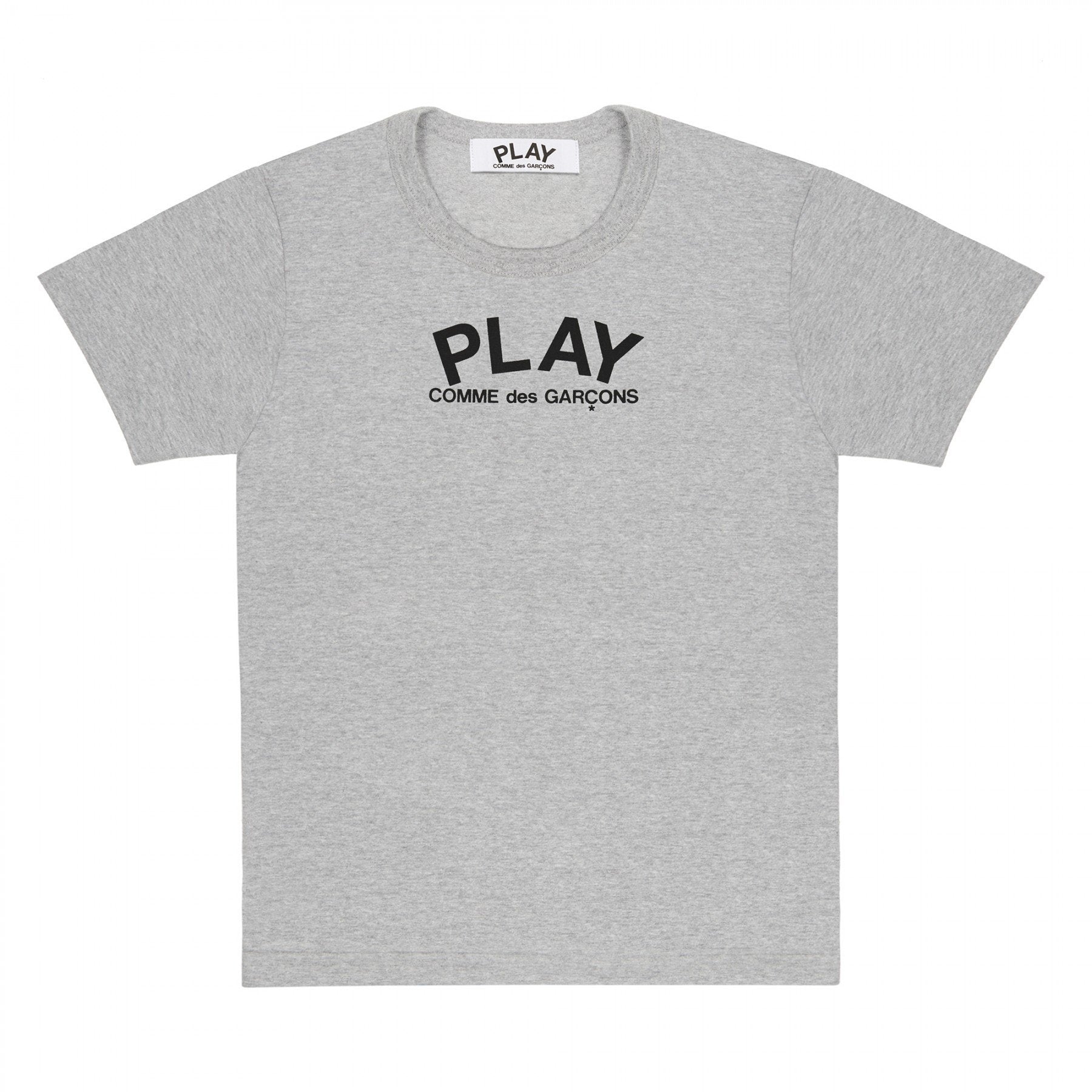 PLAY T-Shirt Black Small Logo and Heart on Back – COMME des