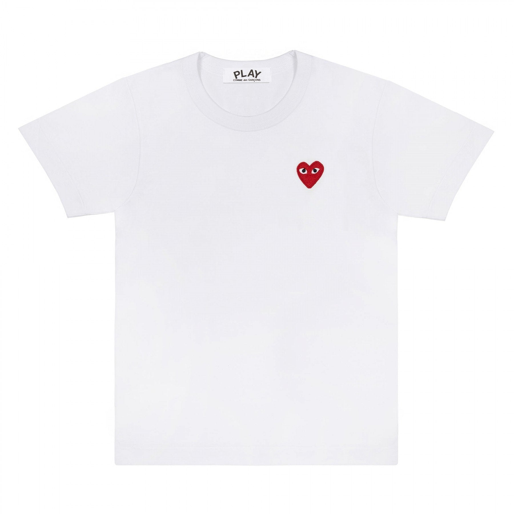 PLAY Basic T-Shirt Red Emblem (White) – COMME des GARÇONS Melbourne