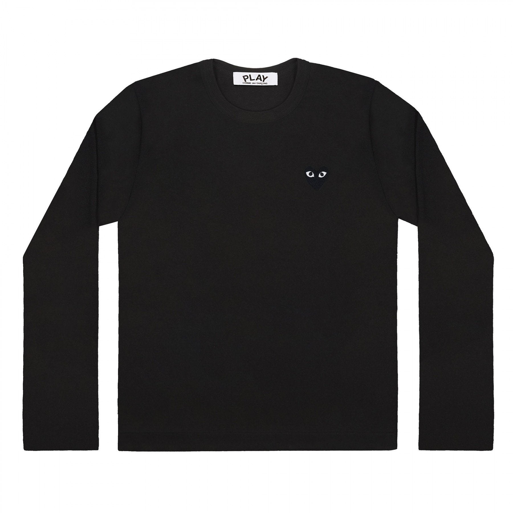 PLAY L/S Basic T-Shirt Black Emblem (Black) – COMME des GARÇONS
