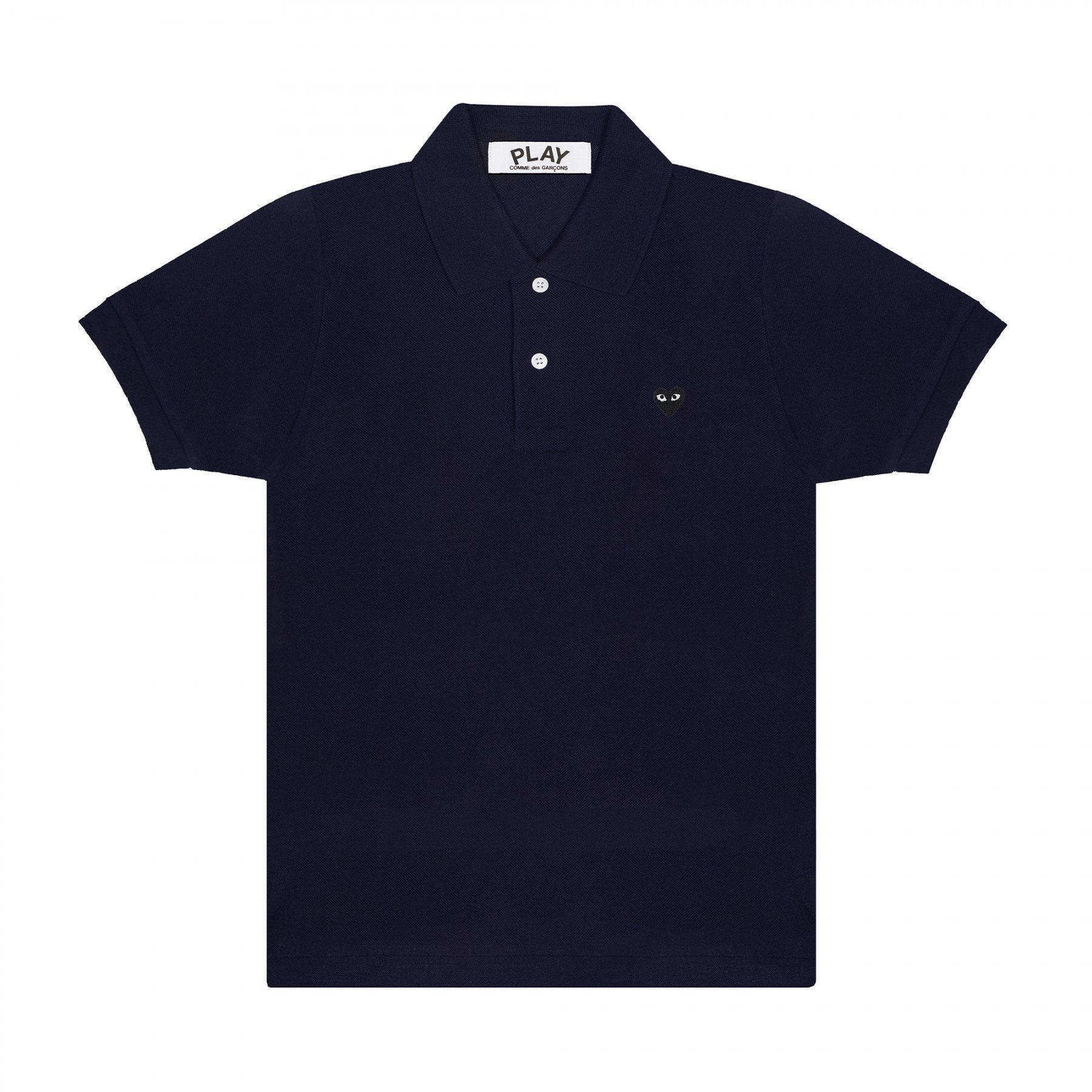 Black Heart Comme Des Garcons Women's Polo Shirt Woman Comme
