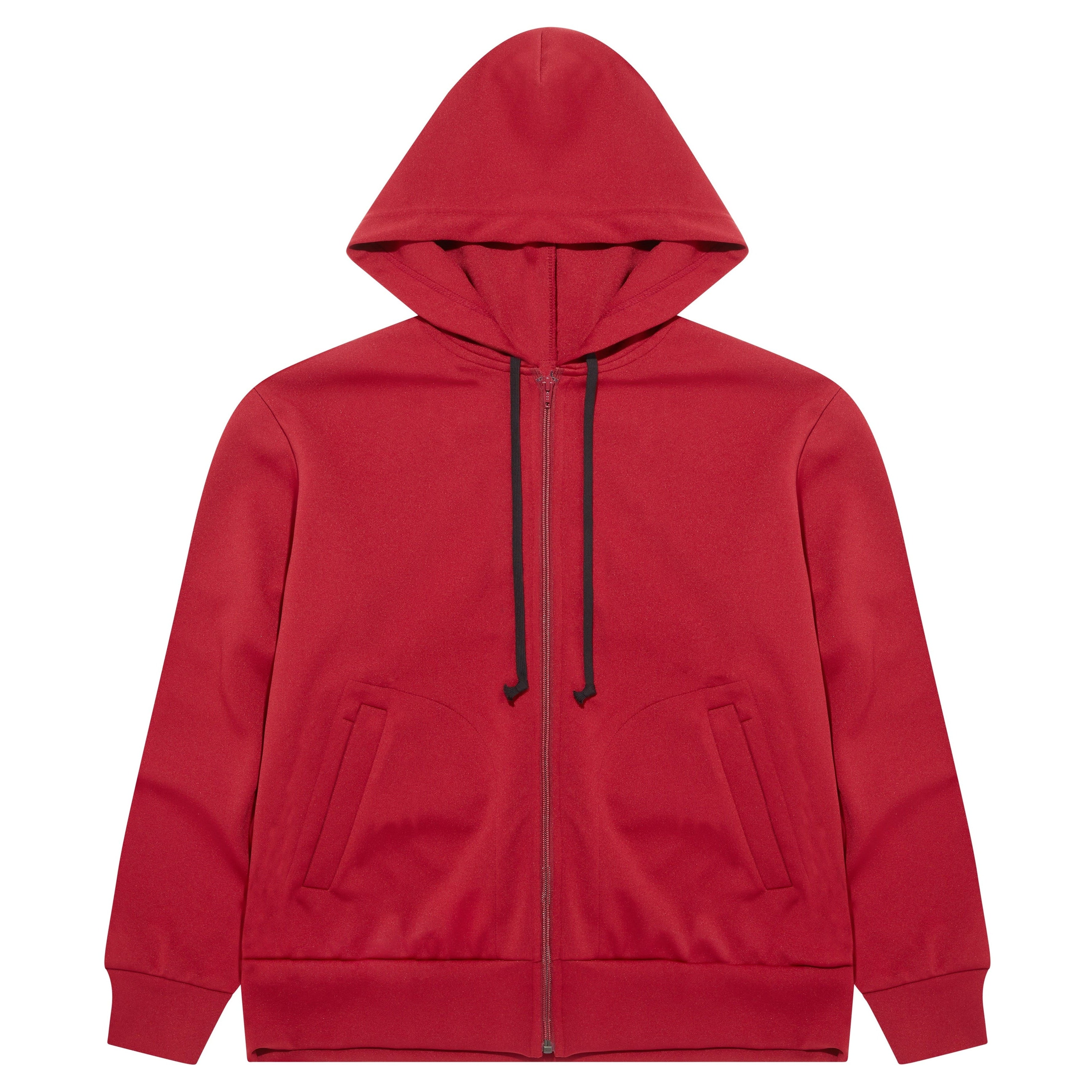 PLAY Zip Hooded Sweatshirt with Red Invader Heart and Blue Emblem