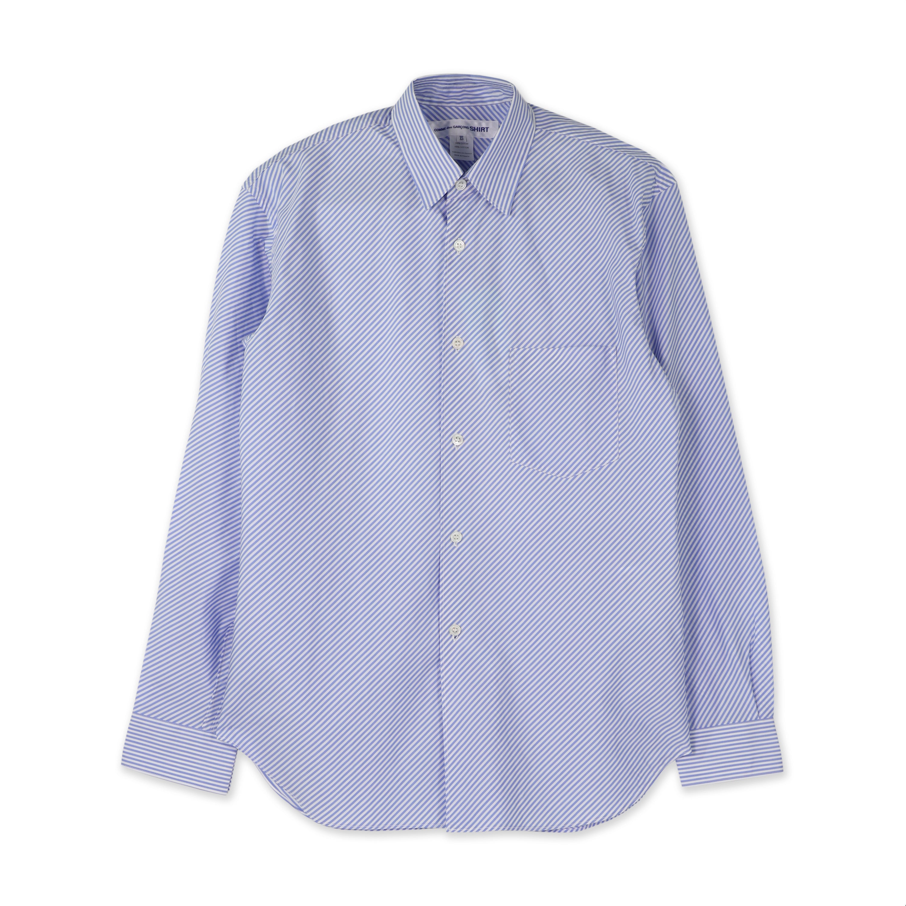 Cdg light blue outlet shirt