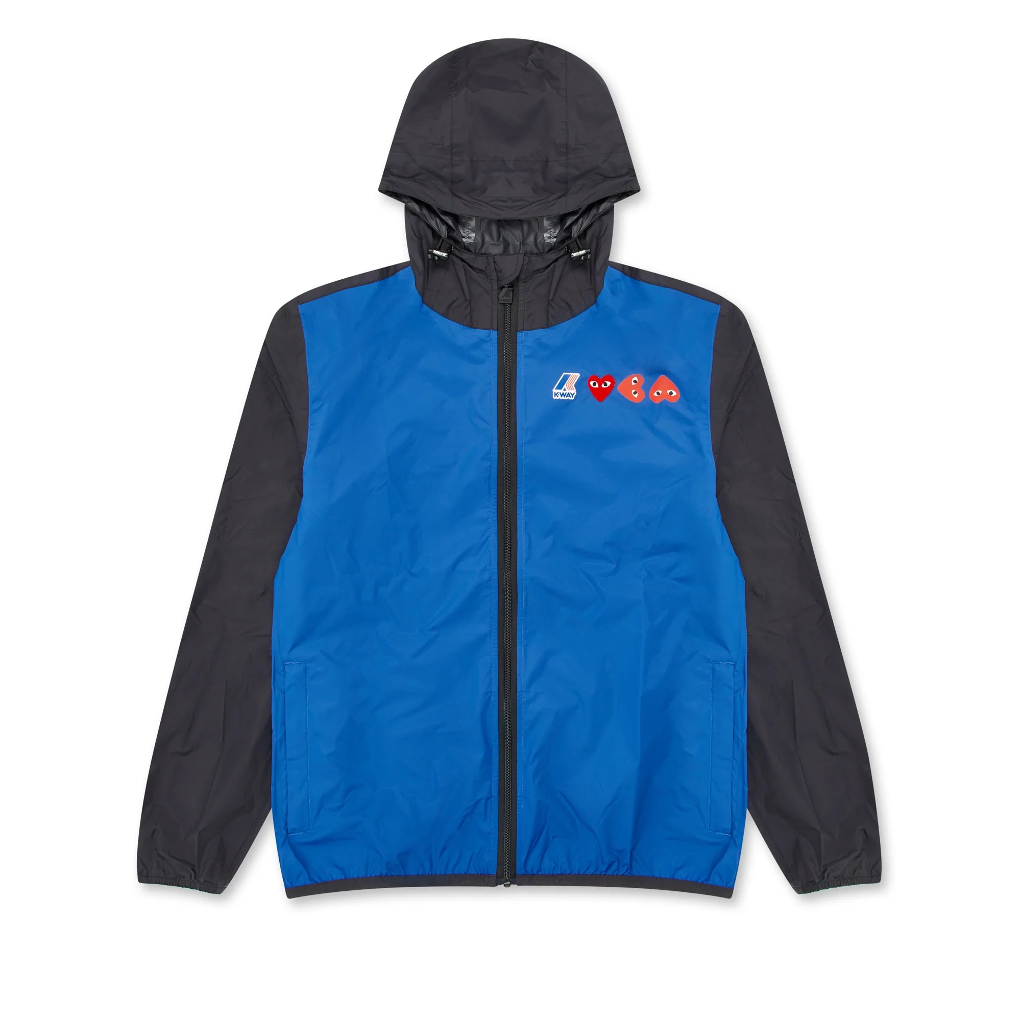 K WAY PLAY Full Zip Jacket Blue Black