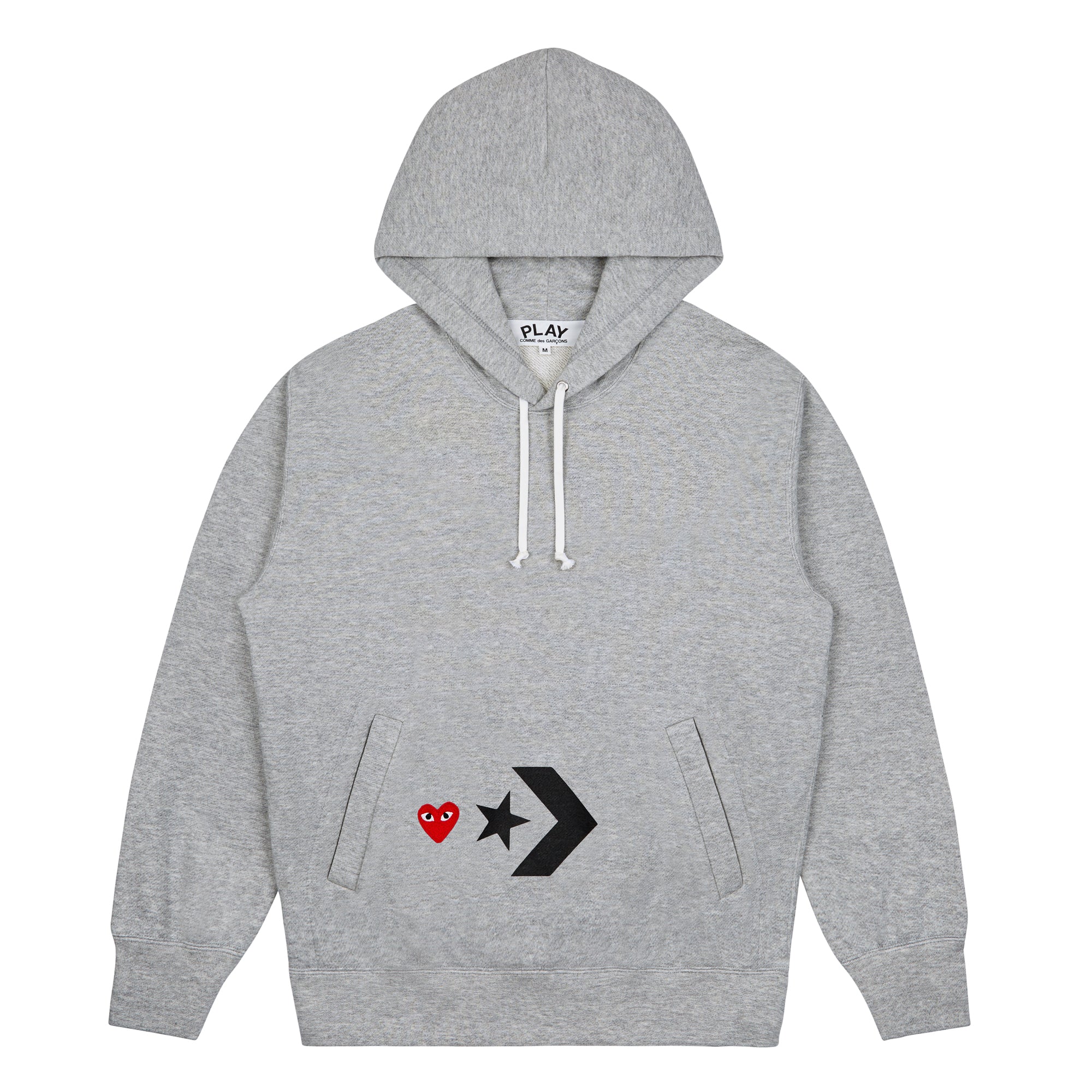 Cdg play discount pullover hoodie