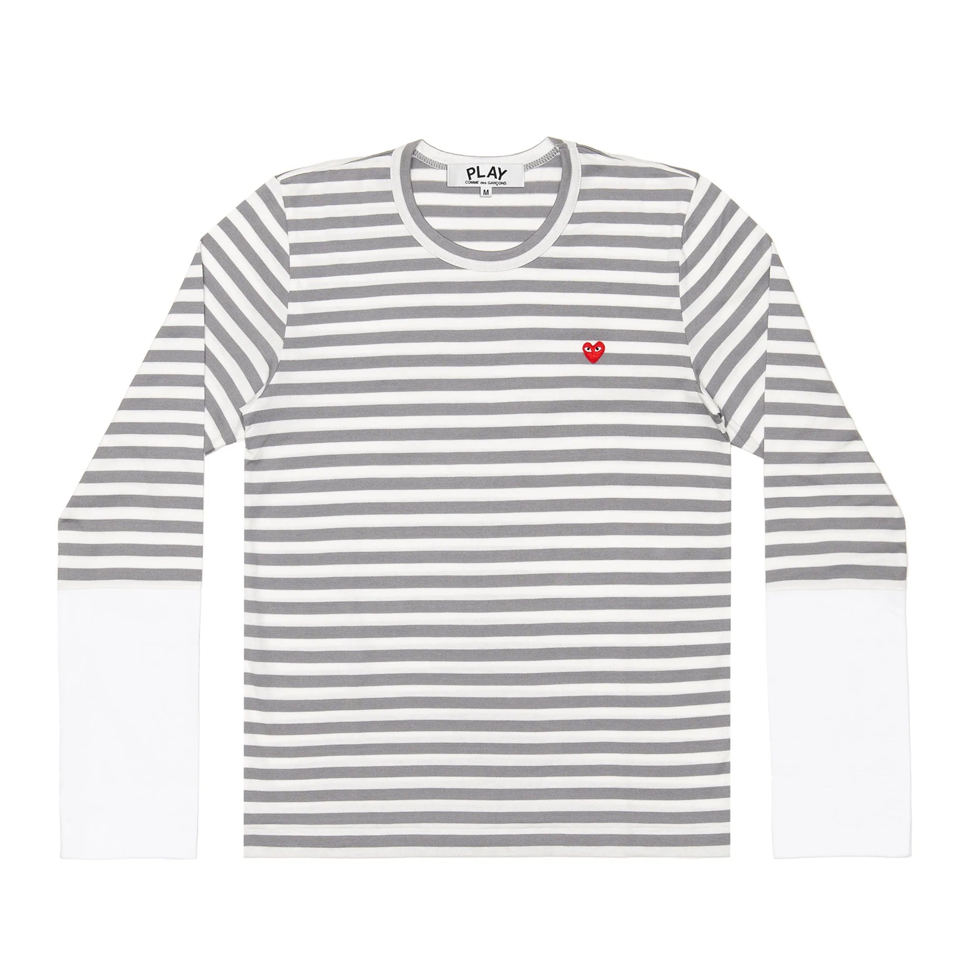 PLAY COMME DES GARÇONS STRIPED L/S PLAY COMME DES GARCONS Long Sleeve Striped Tee L 100