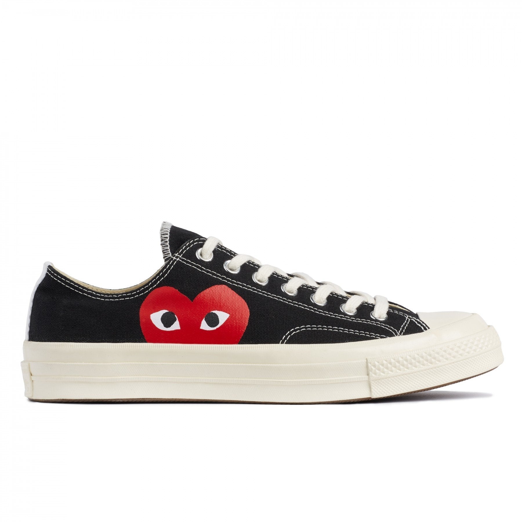 Converse black heart shoes Clearance
