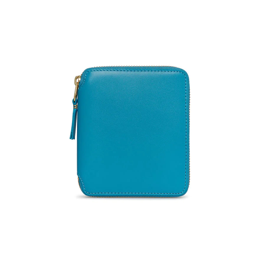 Comme des garcons zip wallet blue hot sale