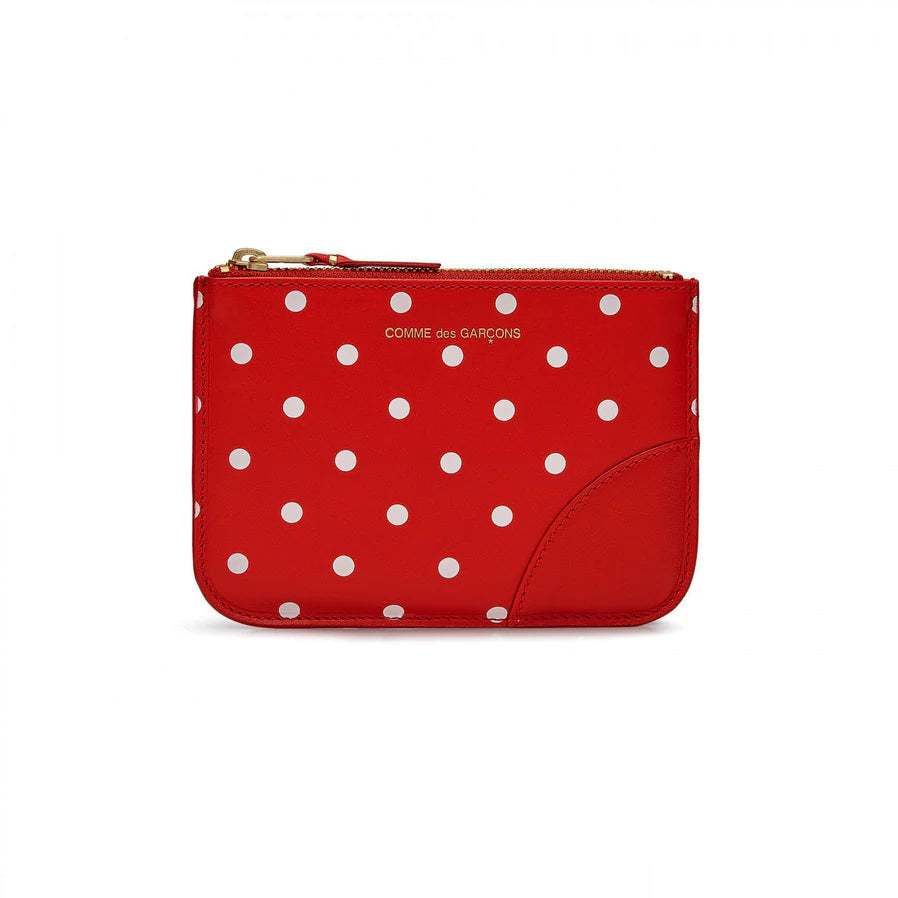 Comme des garcons red polka dot store