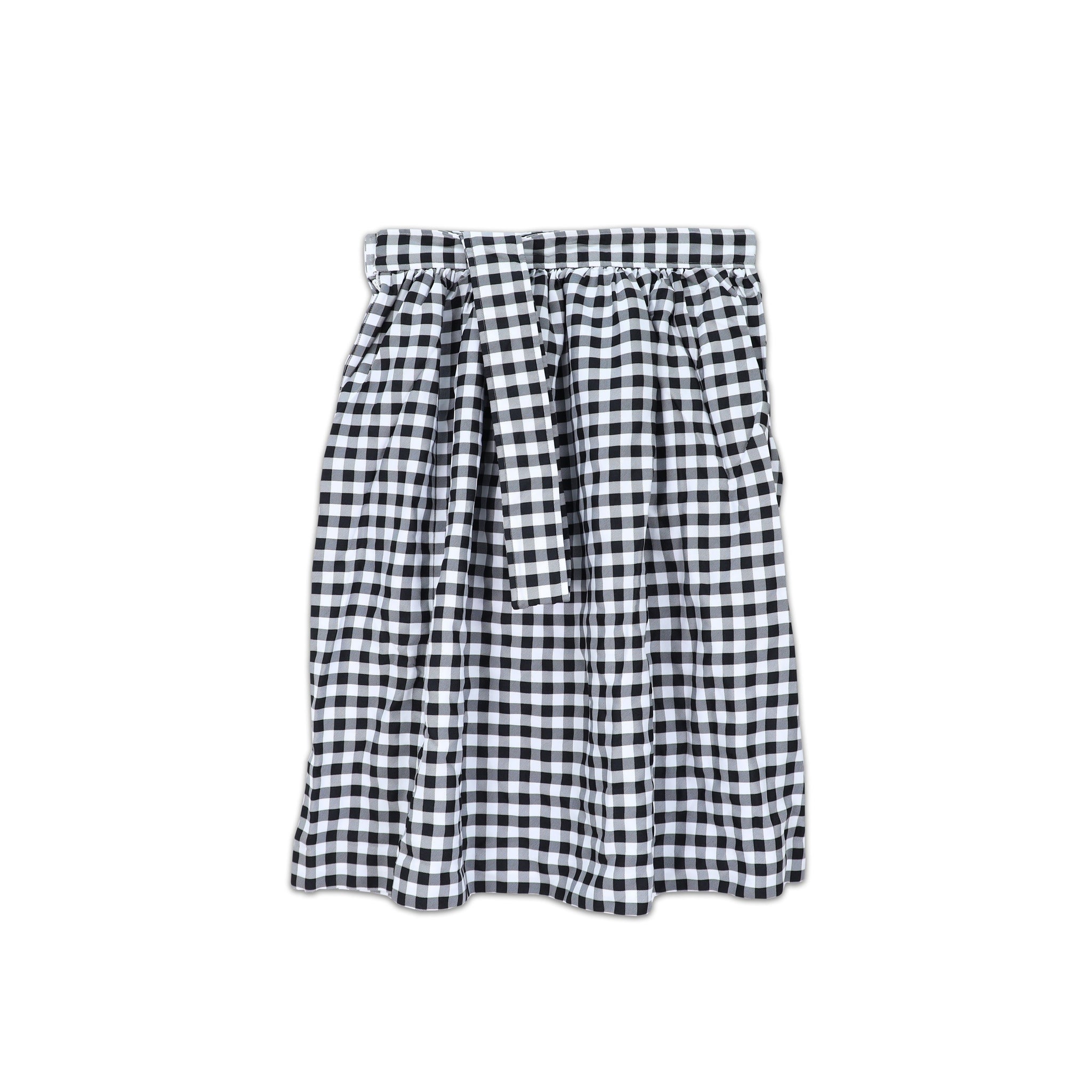 Checkered Single-Strap Pinafore