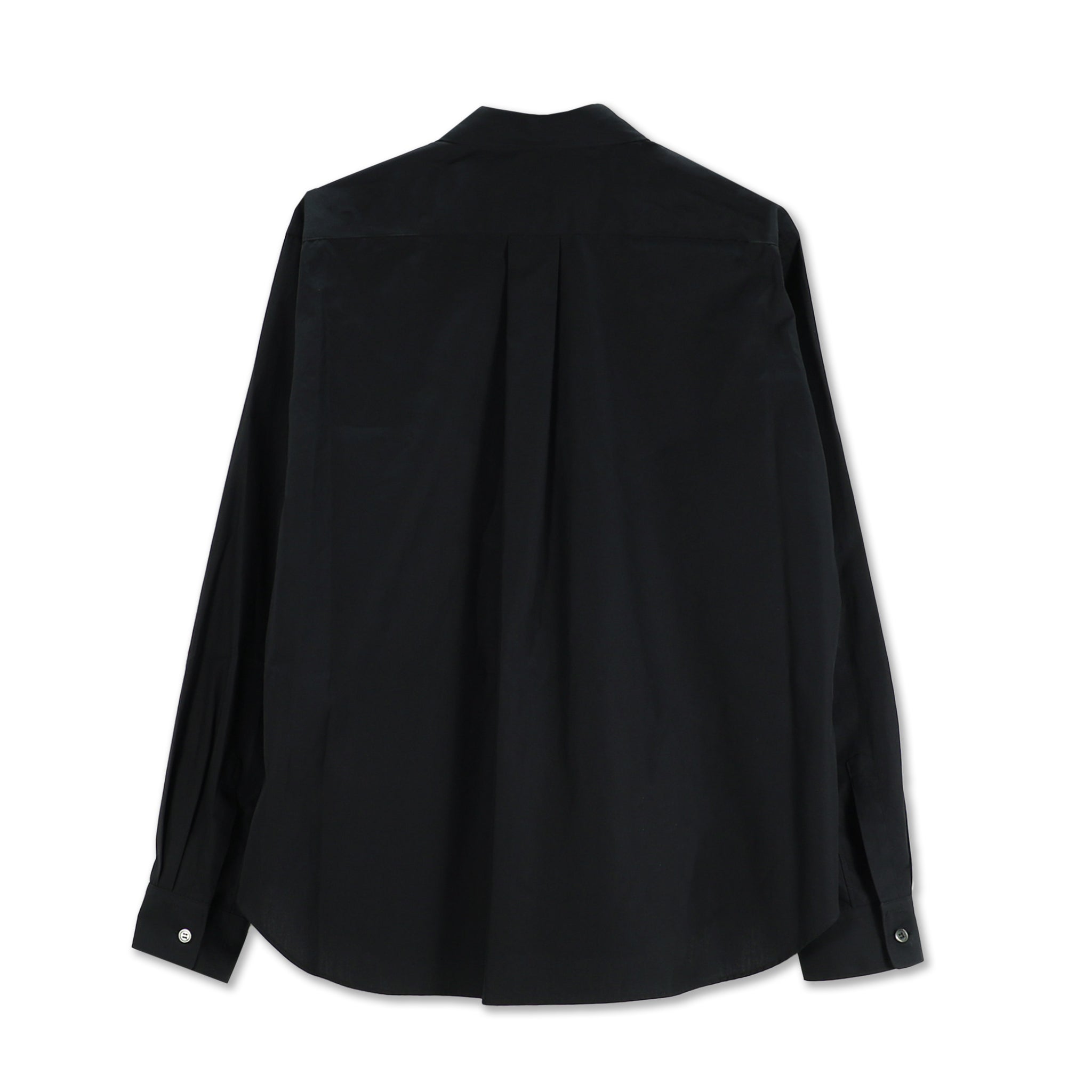 Black Cotton Broad Pocketed Shirt