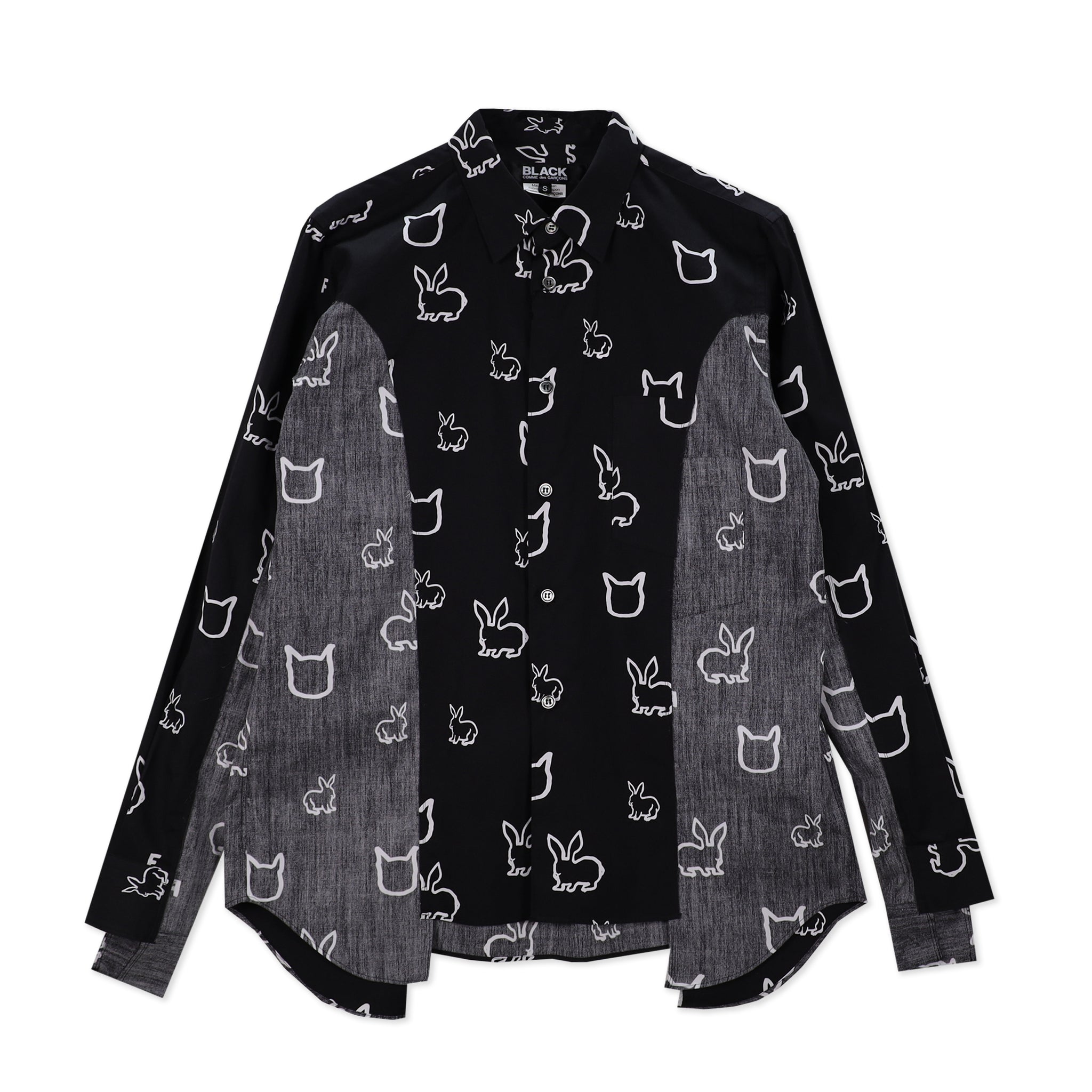 BLACK Filip Pagowski Reverse Print Shirt