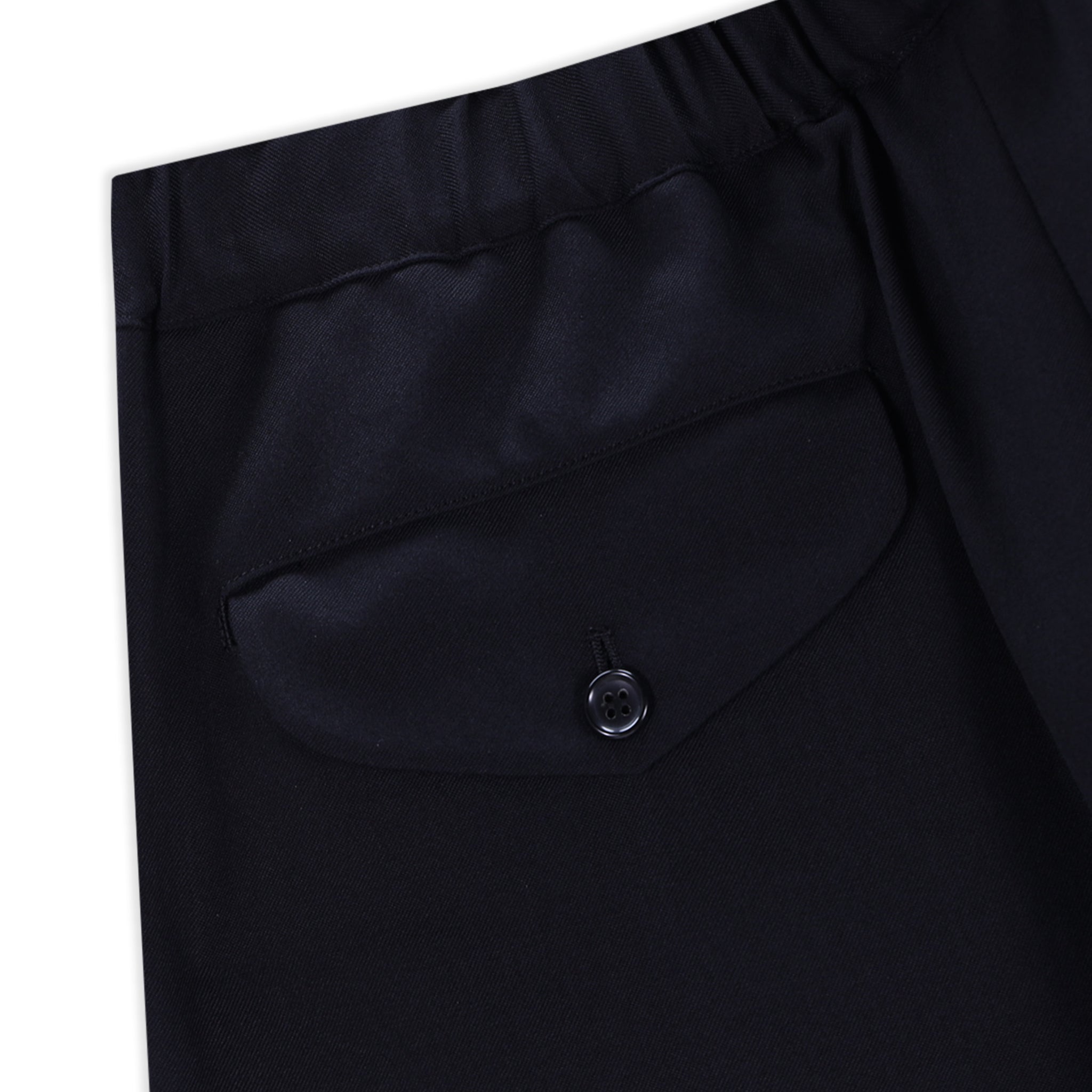 Wool Gabardine Tapered Leg Pant