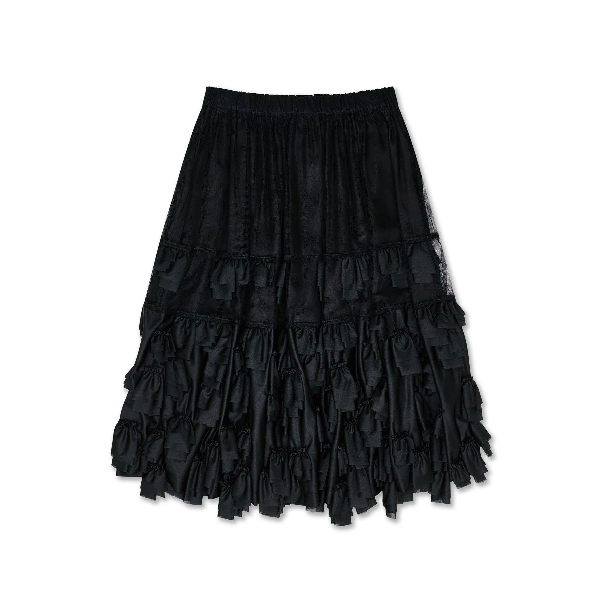 Soft Tulle Frill Layered Skirt