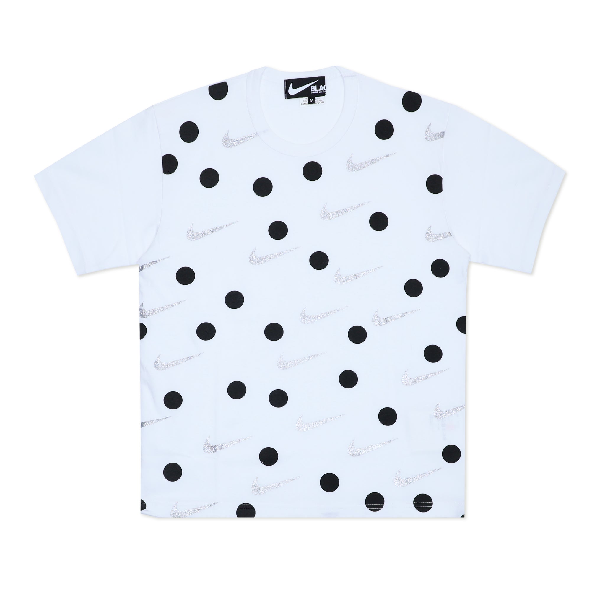 NIKE Dot Repeat Logo T-Shirt White