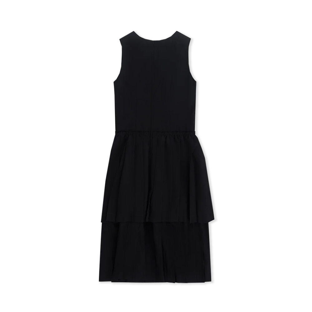 Layered Knife Pleat dress