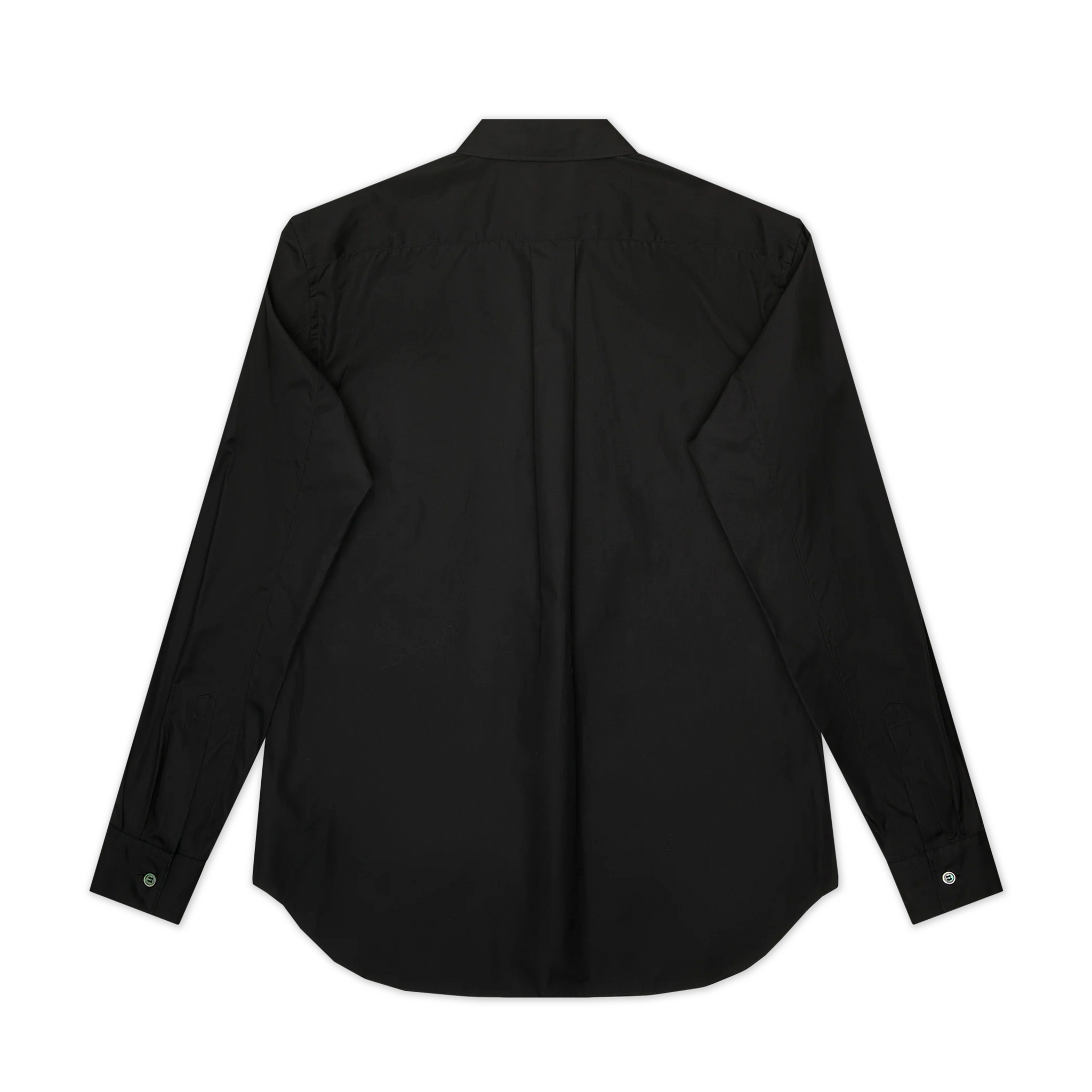 Black Cotton Stud Shirt