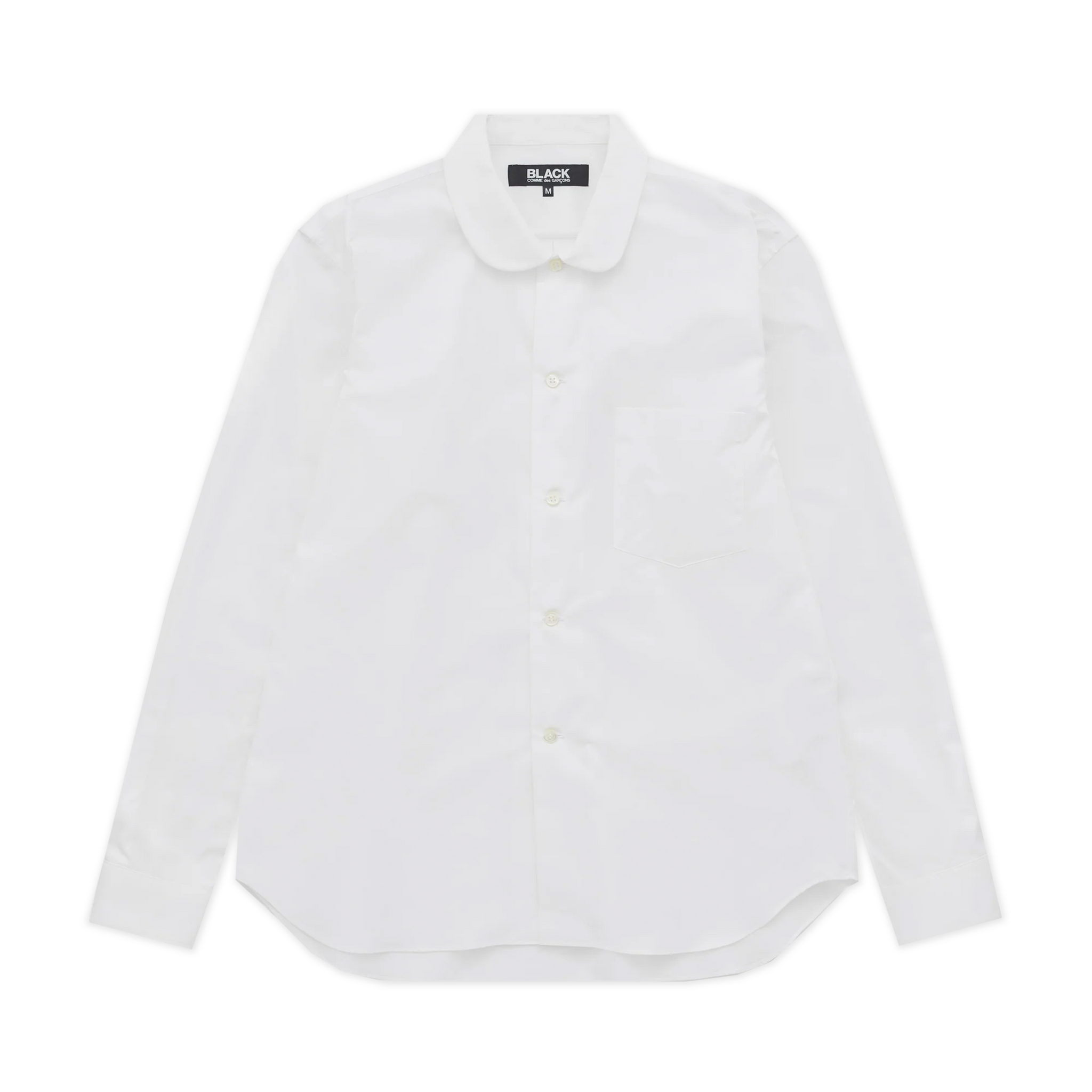 White Peter Pan Collar Shirt