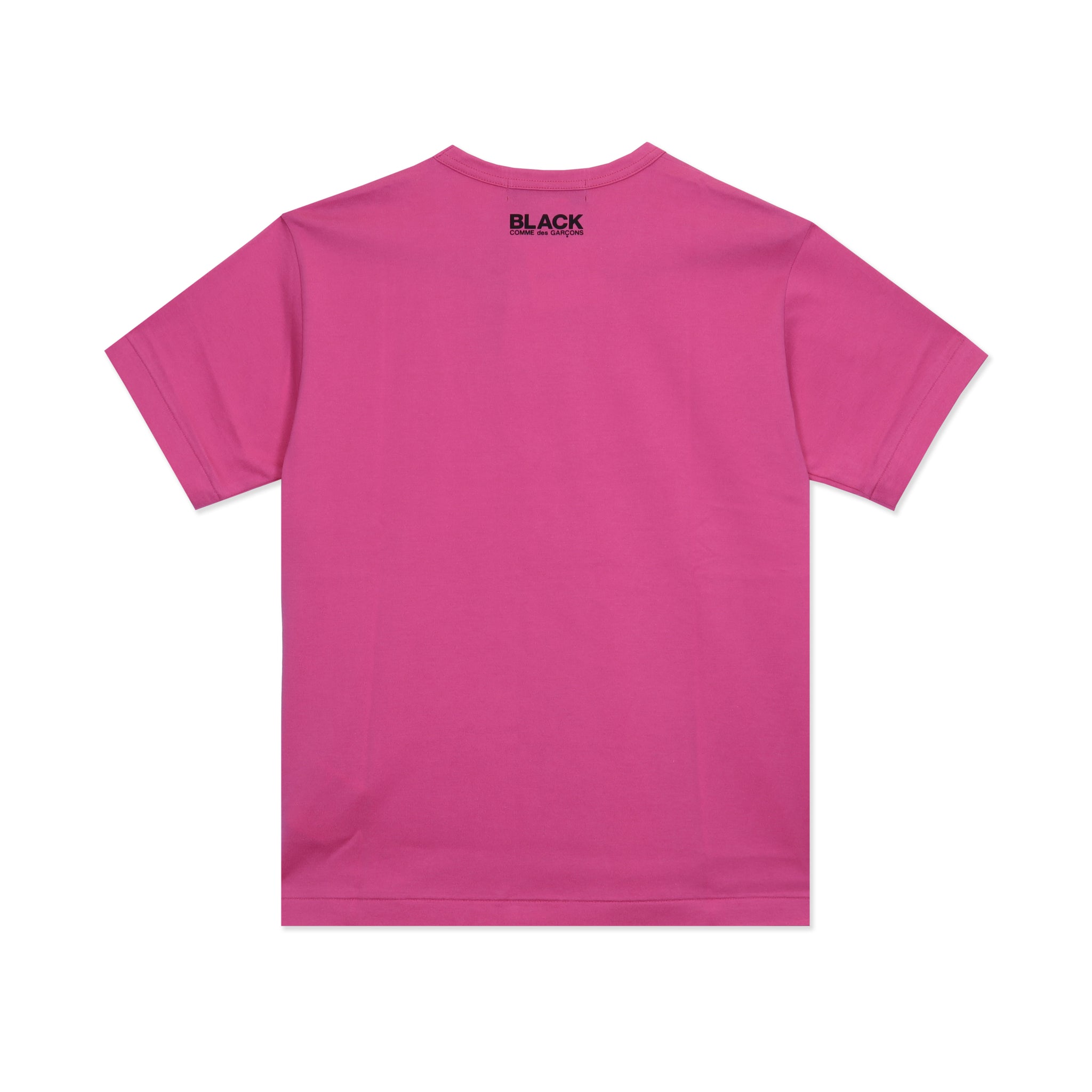 Pink Cotton Neck Logo T-Shirt