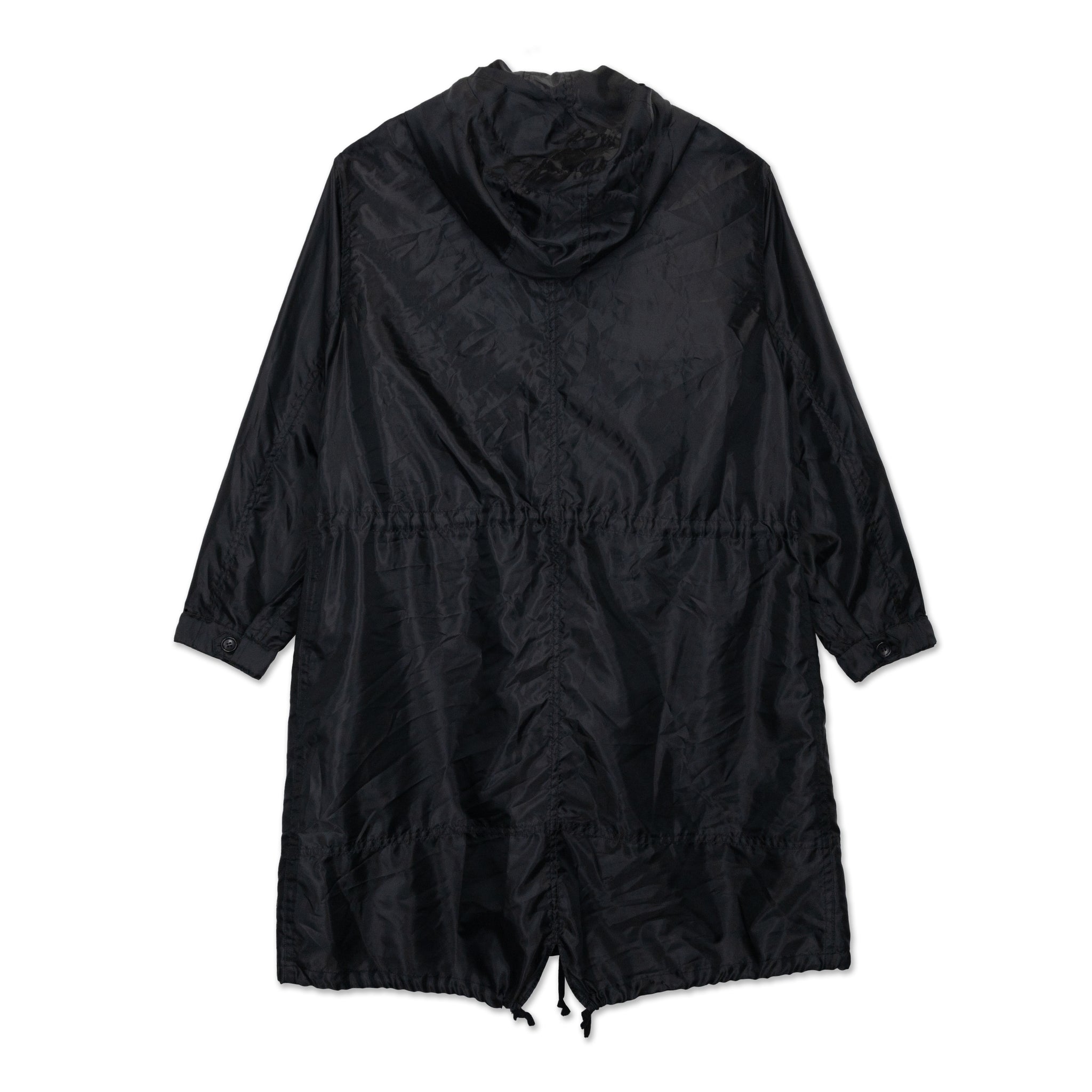 Black Polyester Drawstring Long Coat – COMME des GARÇONS Melbourne