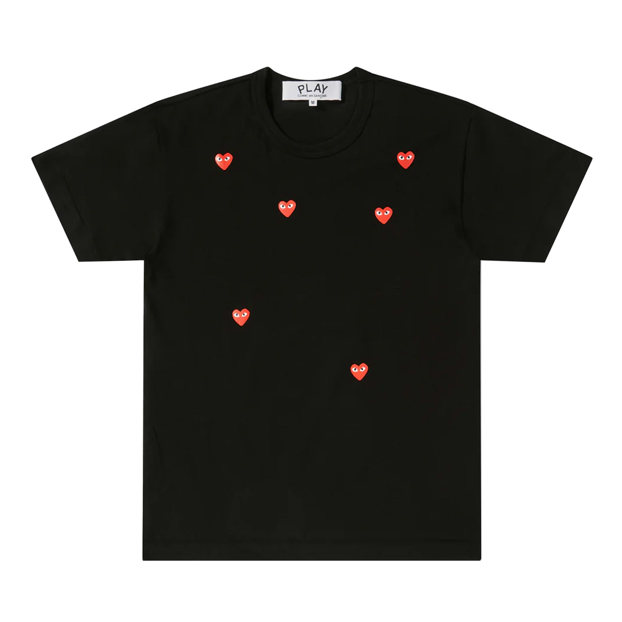 Double Heart Cdg Shirt Price PLAY Multiple Heart Logo T-Shirt