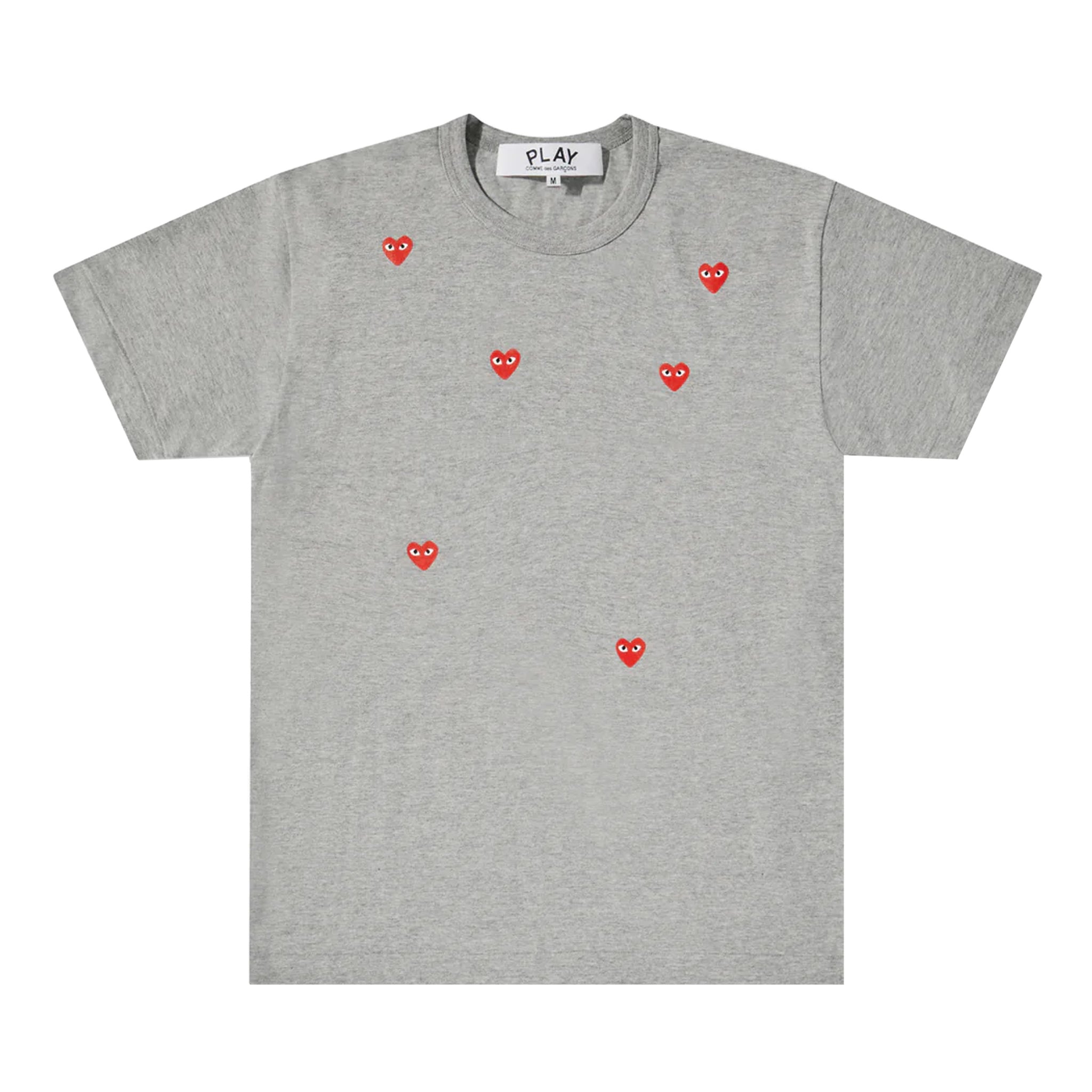 PLAY Multiple Heart Logo T-Shirt (Grey) – COMME des GARÇONS Melbourne