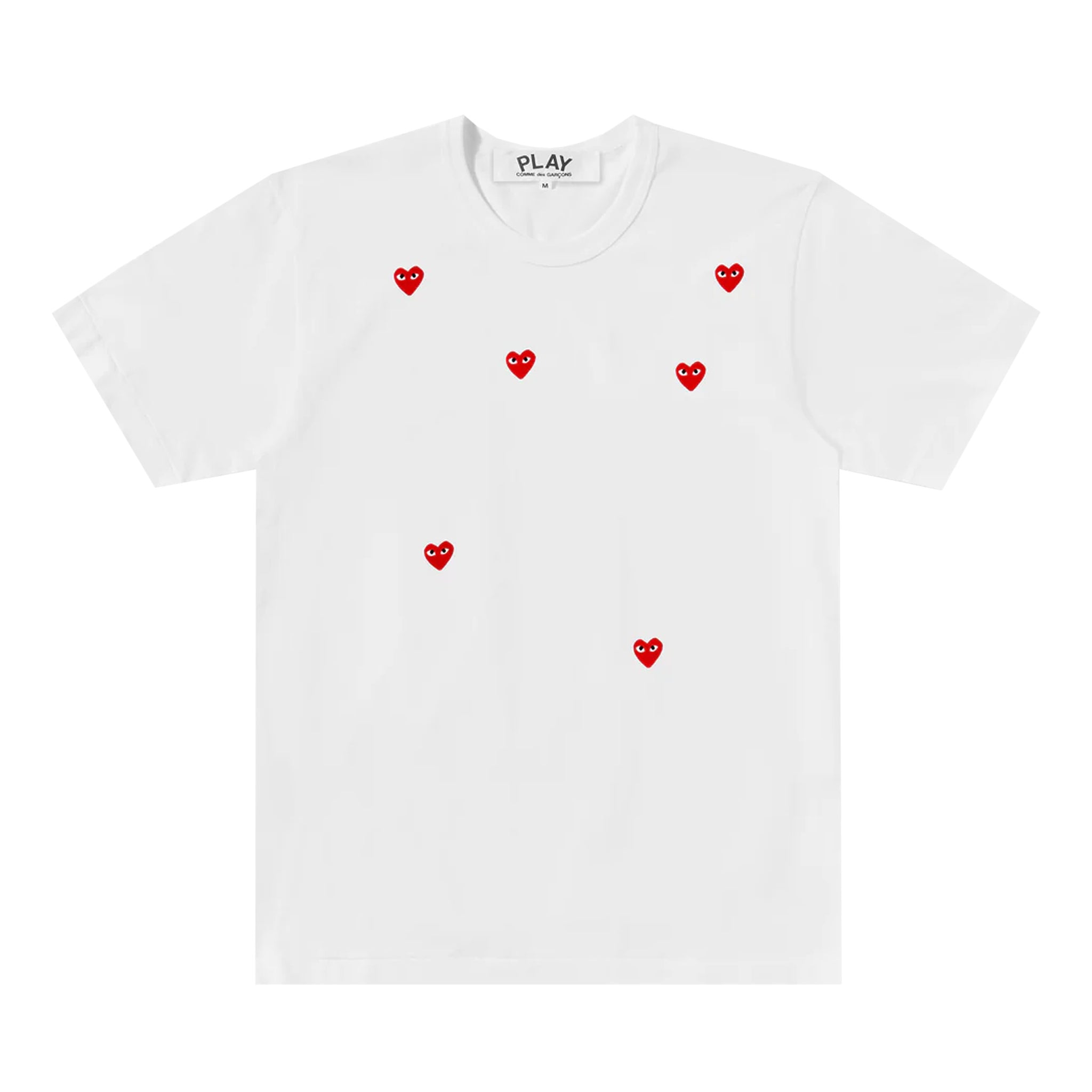 PLAY Multiple Heart Logo T-Shirt (White)