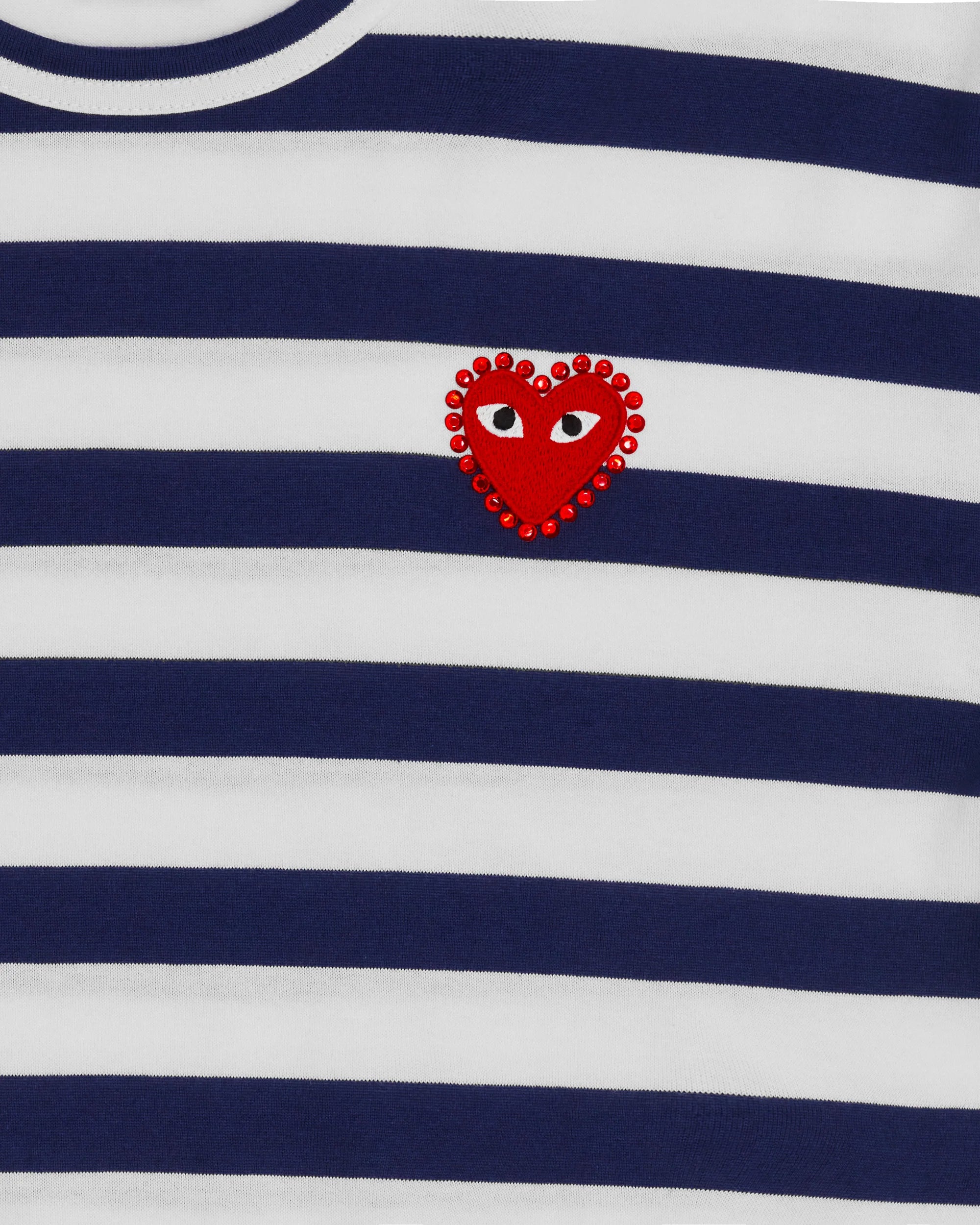 PLAY L/S Navy Stripe Rhinestone T-Shirt – COMME des GARÇONS Melbourne