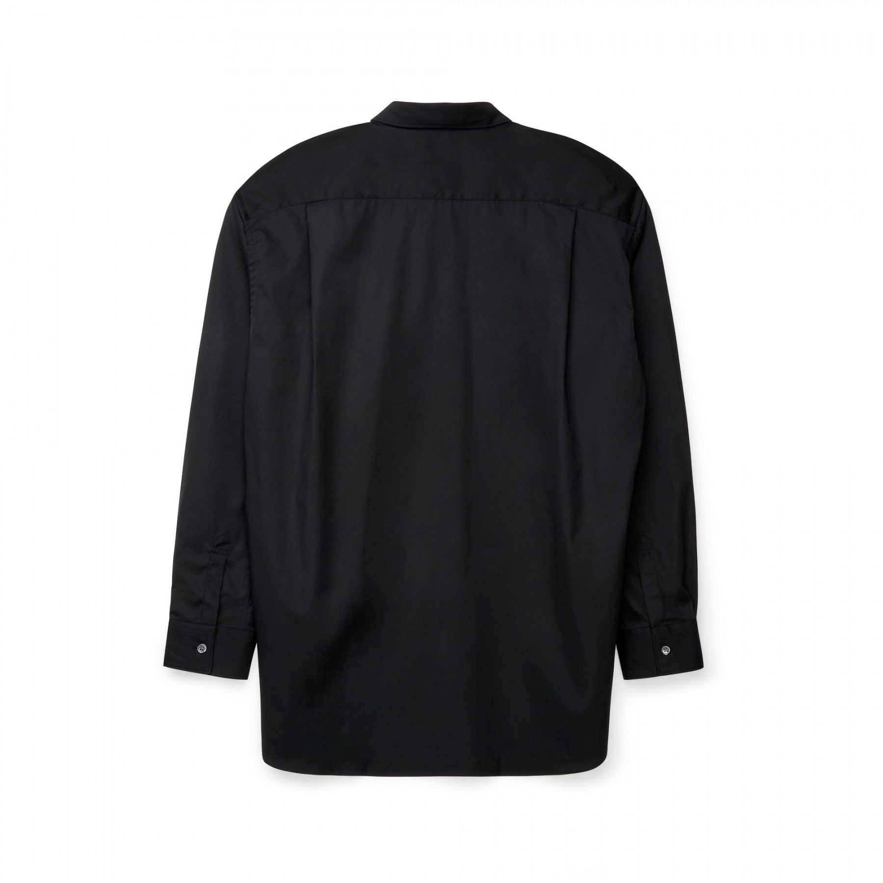 SHIRT FOREVER Plain Cotton Shirt Black