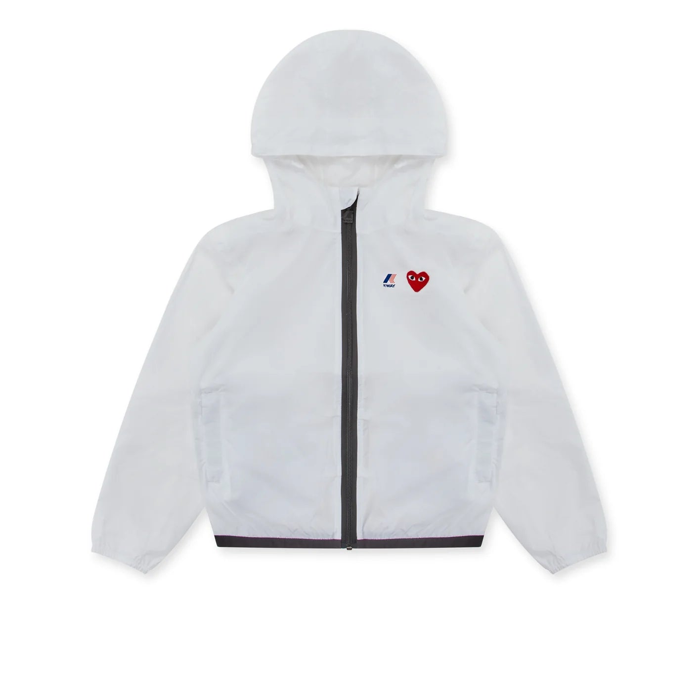 comme des garcons ジャケット　リメイク　クラッシュ　ホワイト K-WAY*PLAY Kids Jacket Full Zip (White) – COMME des GARÇONS Melbourne