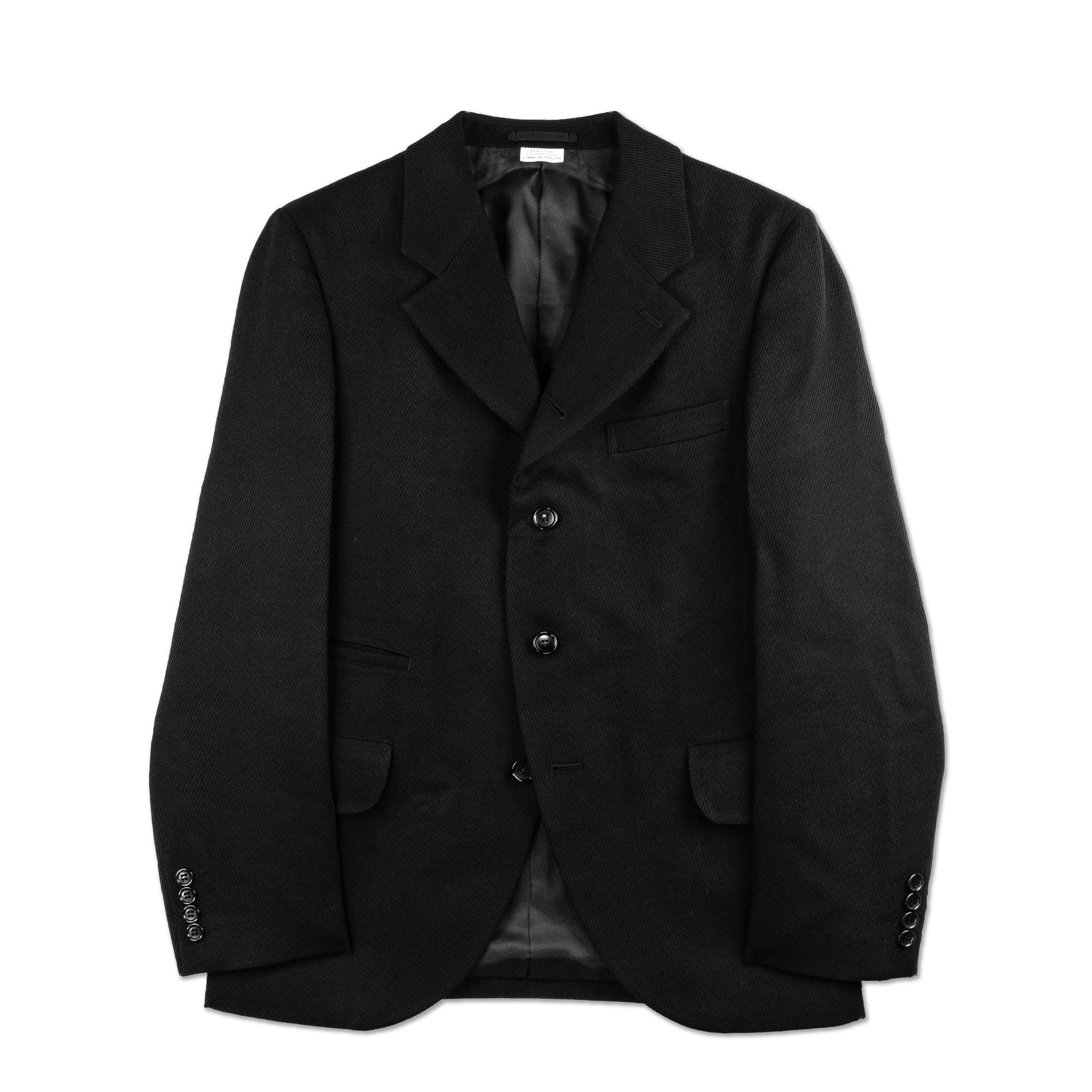 Wool Heavy Kersey Wide Lapel Jacket