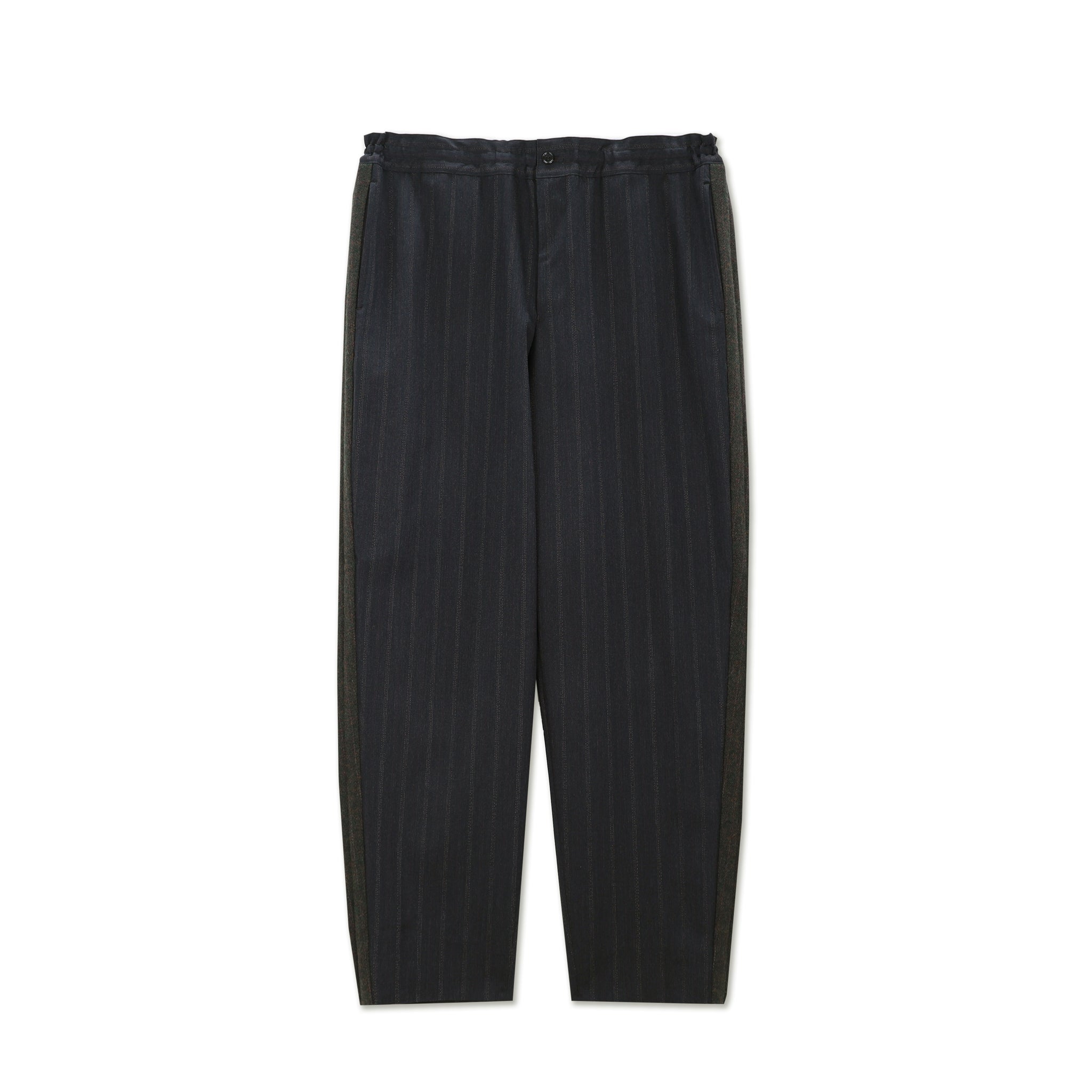 Dark Brown Tweed Stripe Pant