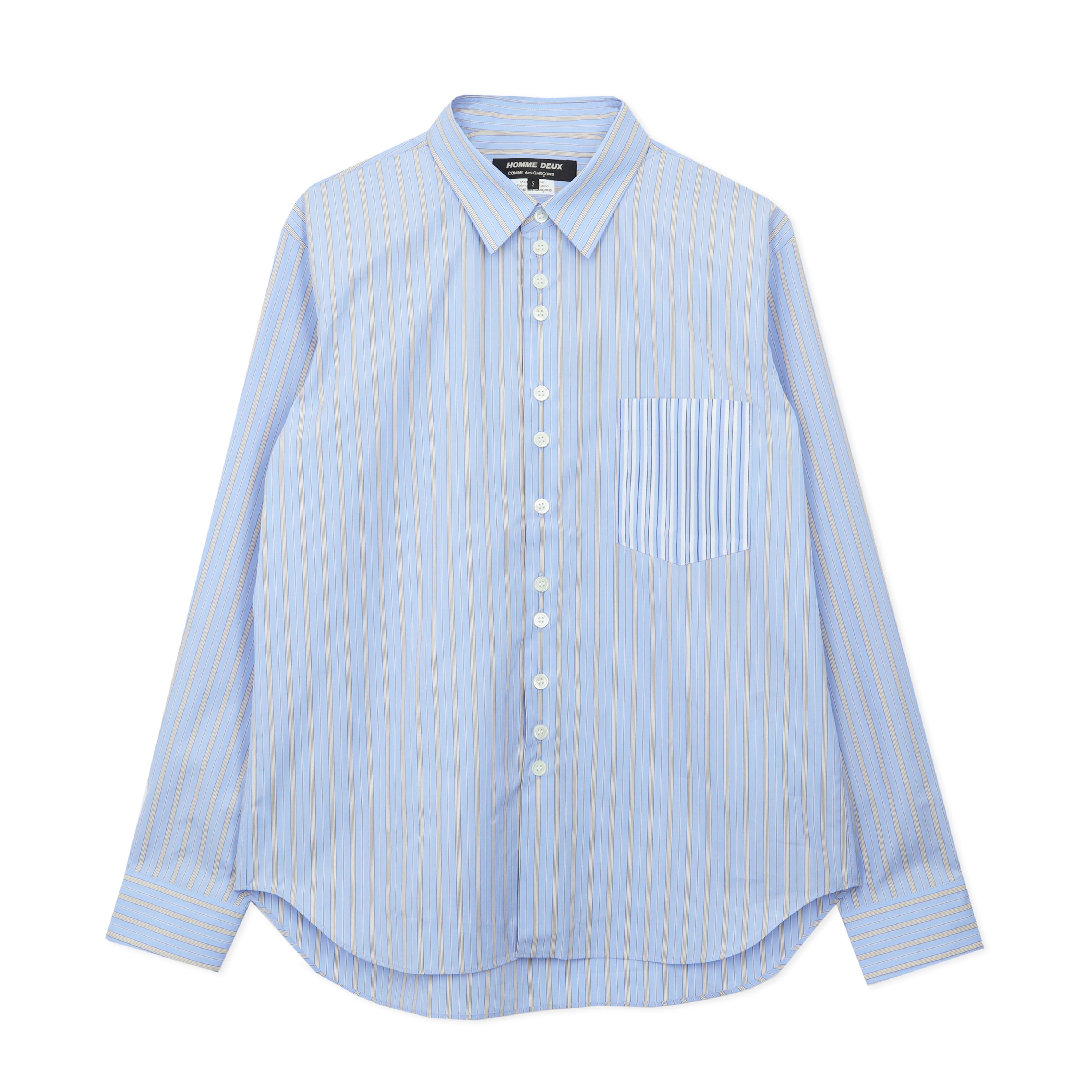 COMME des GARCONS HOMME DEUX ボーダー ウール マフラー | ALL