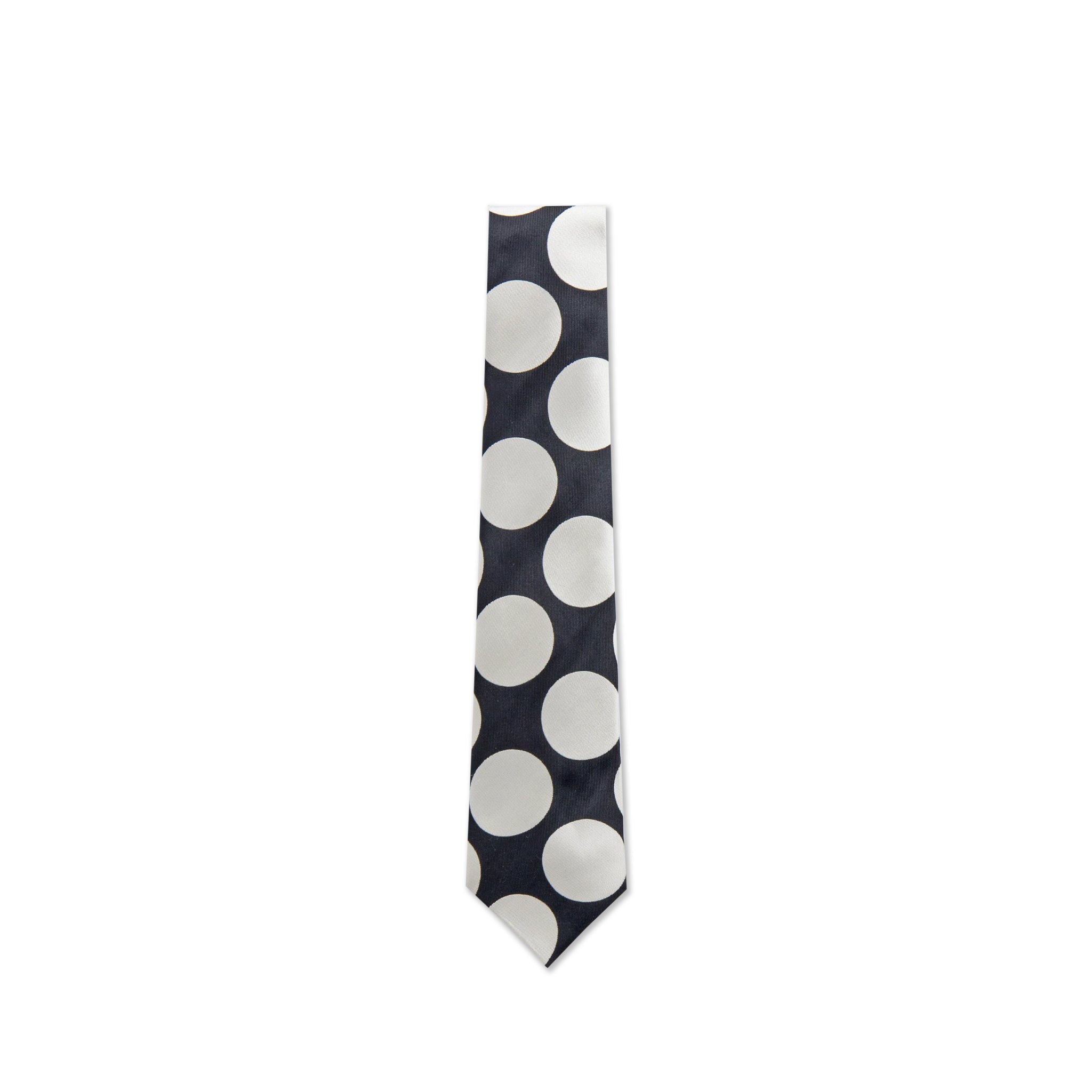 Polka Dot Silk Tartan Tie