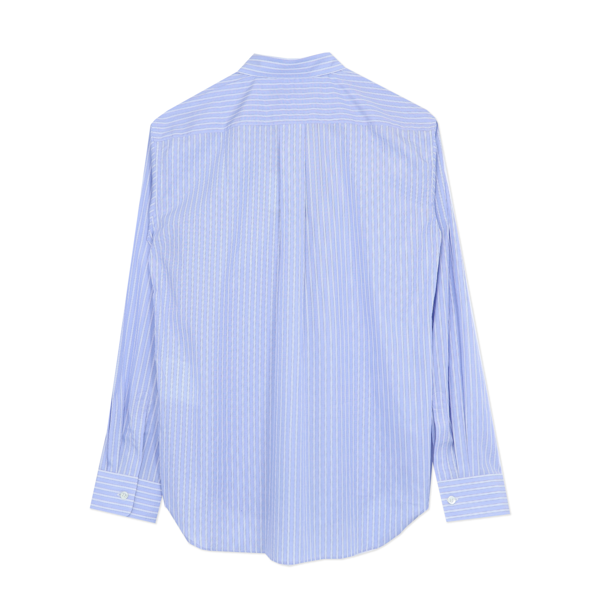 Cotton Stripe Rose Front Shirt