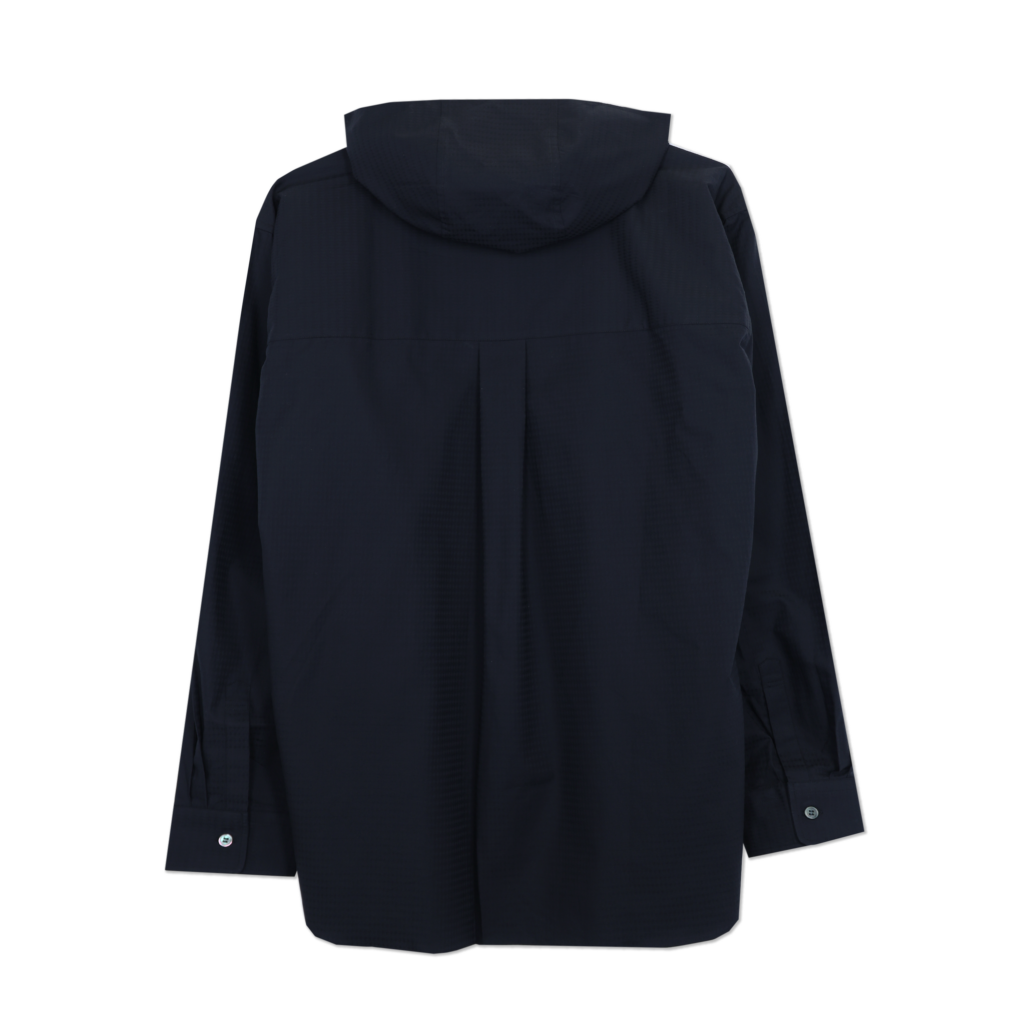 Diamond Dobby Weave Hooded Shirt