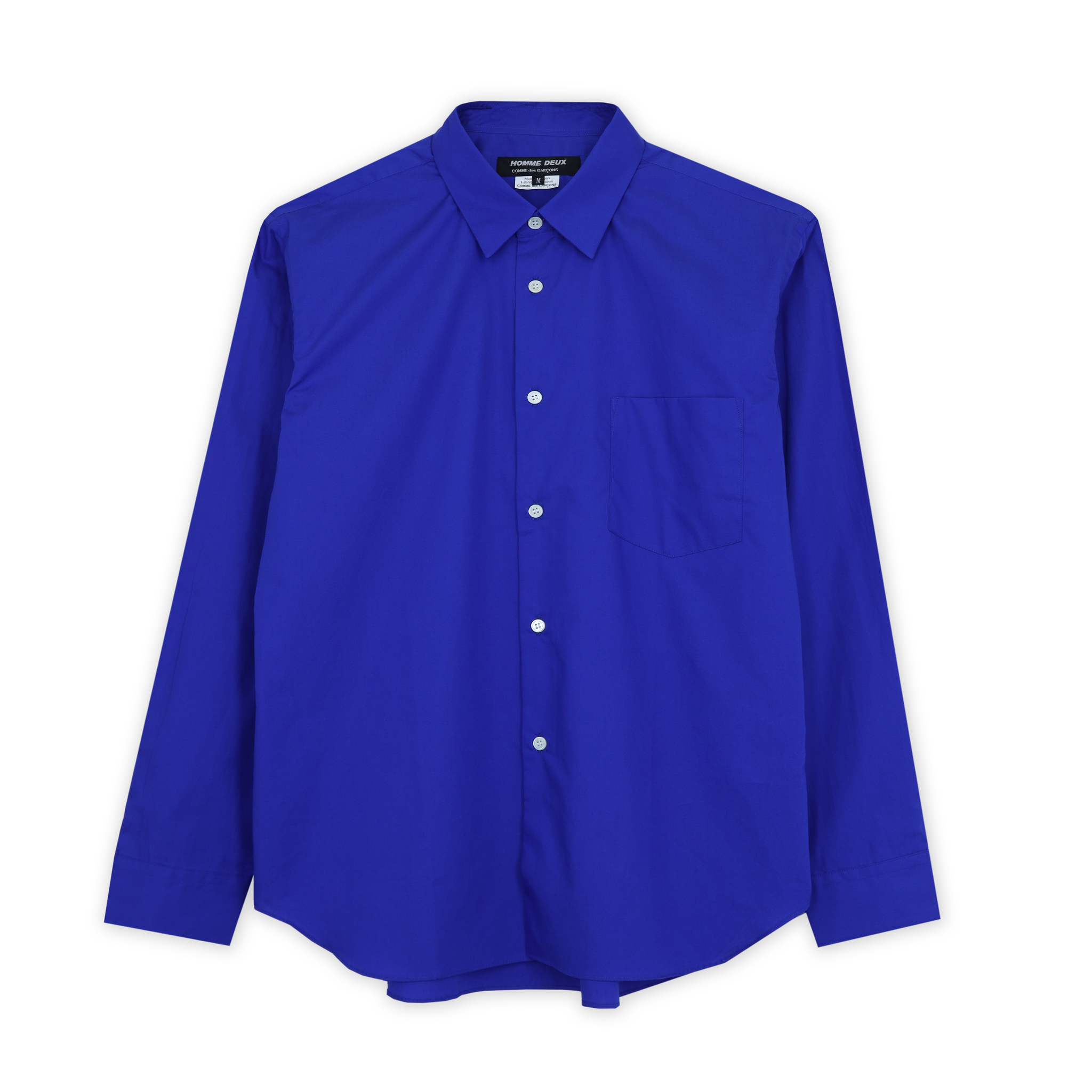 Blue Cotton Broad Shirt