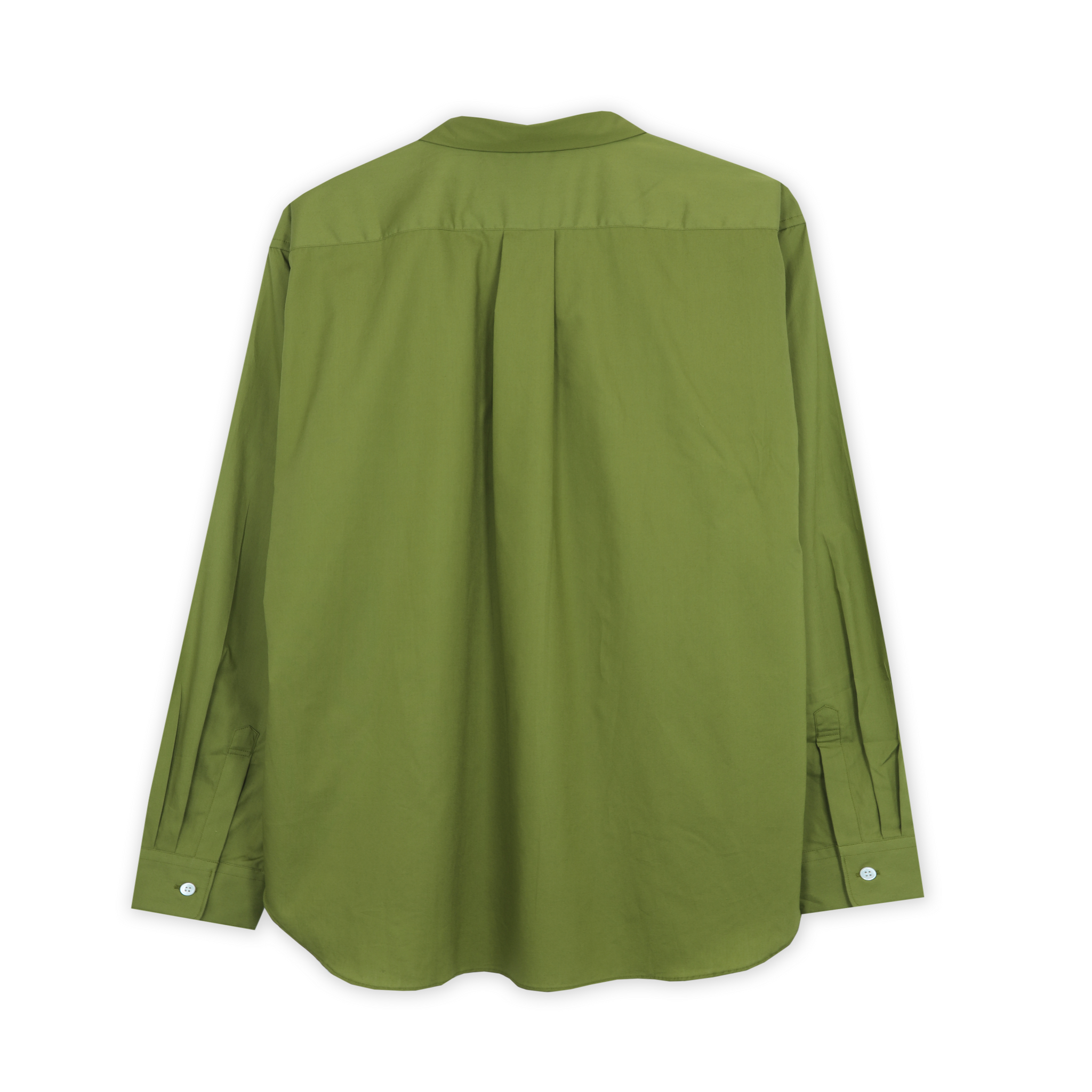 Moss Green Cotton Broad Shirt