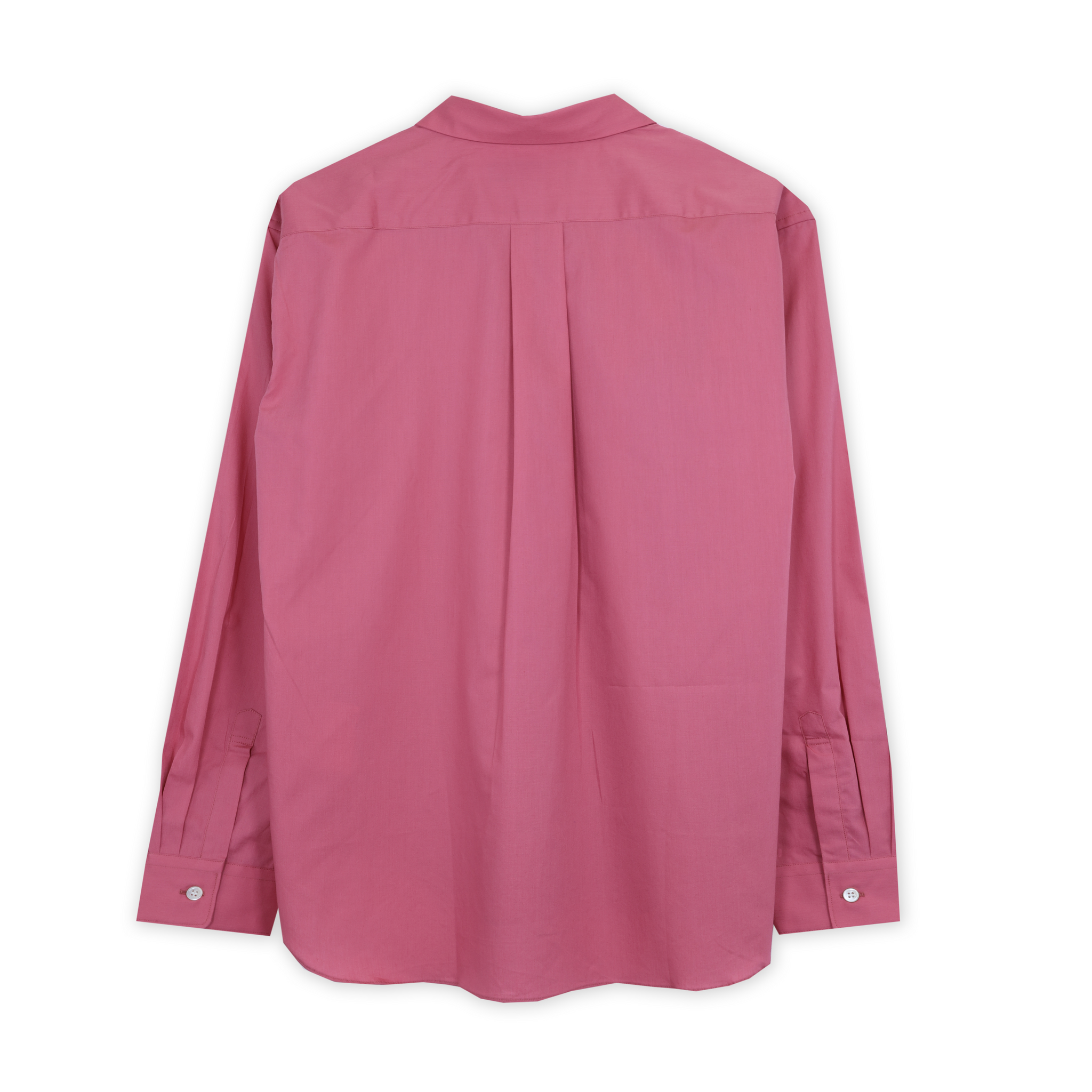 Salmon Pink Cotton Broad Shirt