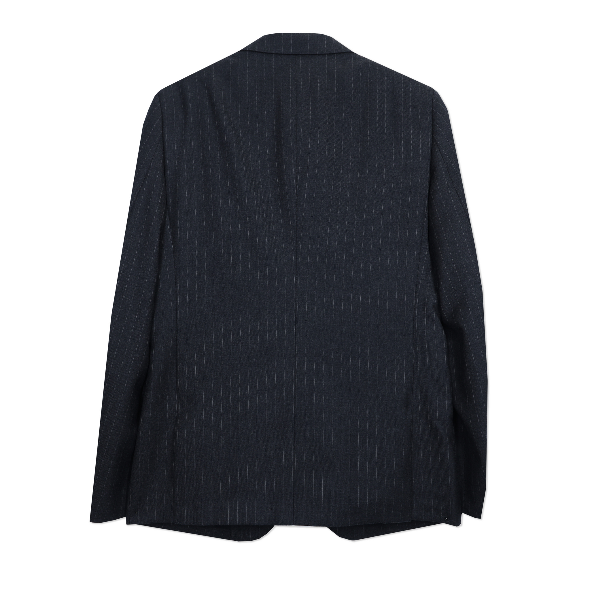 Grey Pinstripe Rose Jacket